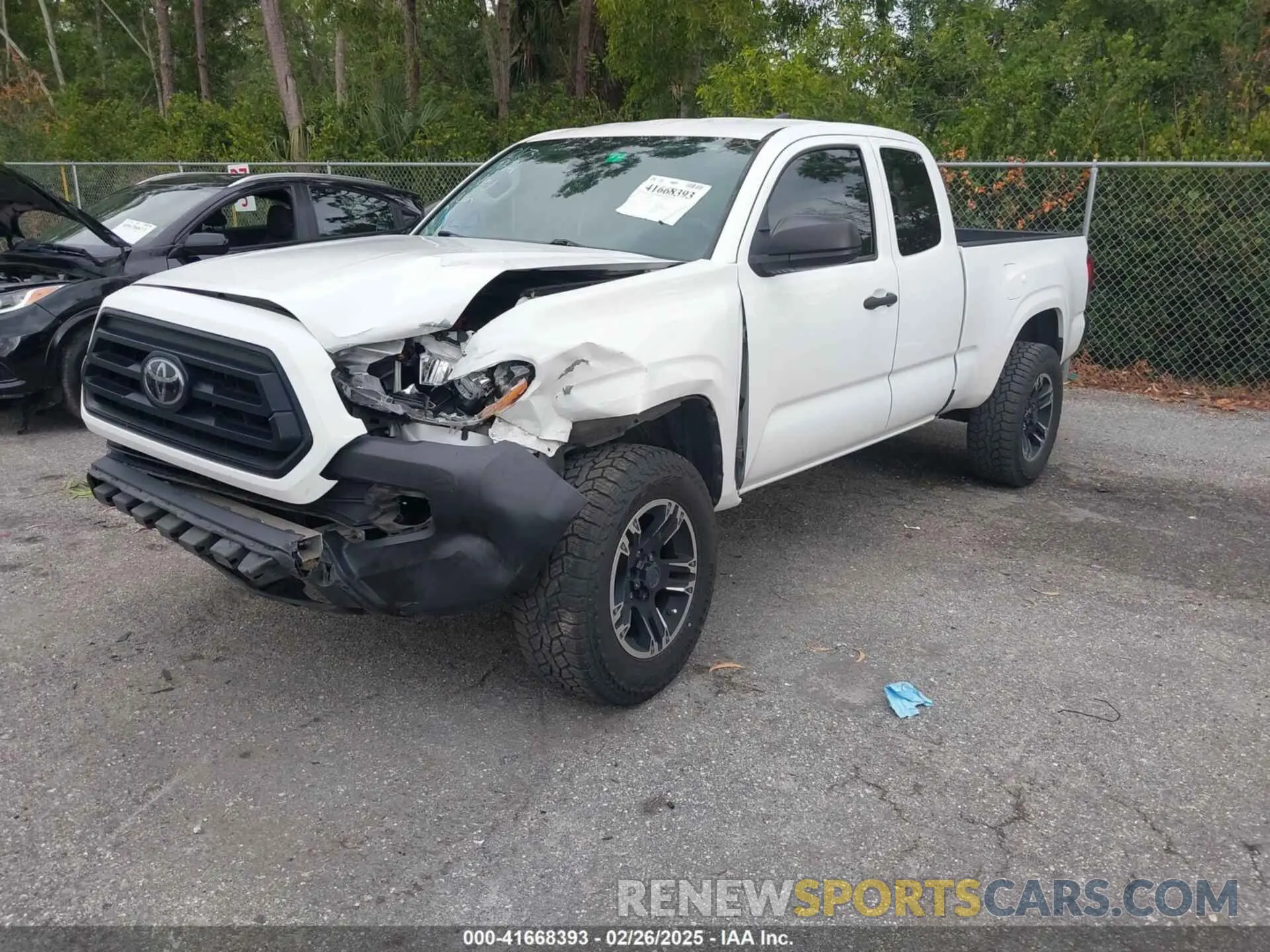 2 Photograph of a damaged car 5TFRX5GN9LX179393 TOYOTA TACOMA 2020