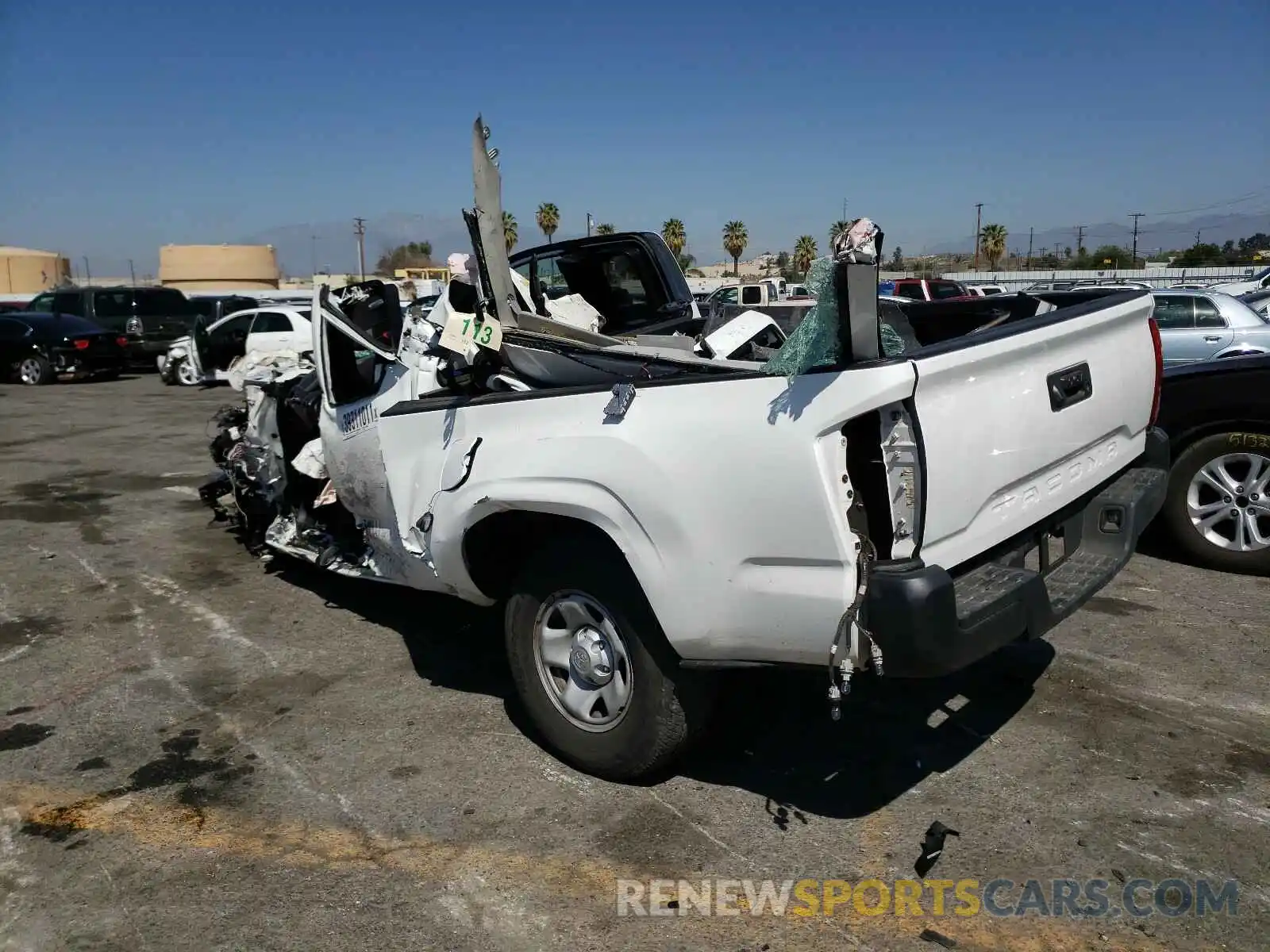 3 Photograph of a damaged car 5TFRX5GNXLX169164 TOYOTA TACOMA 2020