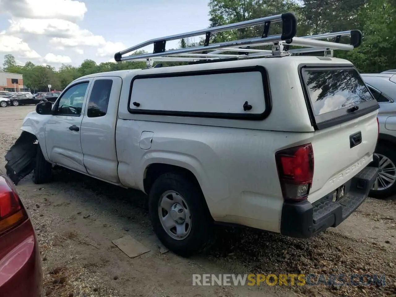 2 Photograph of a damaged car 5TFRX5GNXLX173957 TOYOTA TACOMA 2020