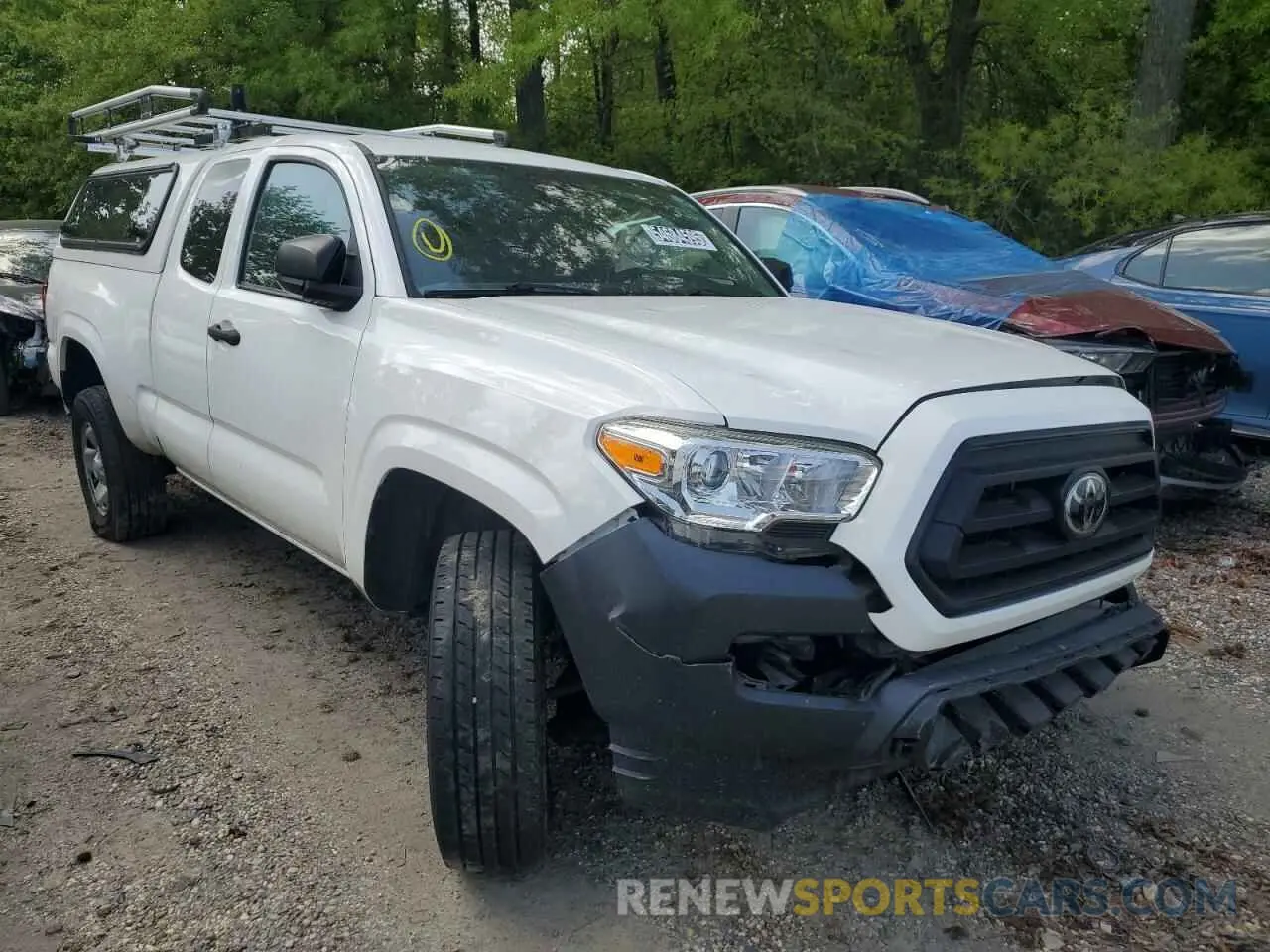 4 Photograph of a damaged car 5TFRX5GNXLX173957 TOYOTA TACOMA 2020