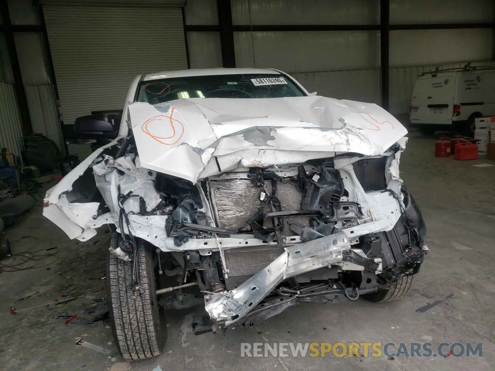 9 Photograph of a damaged car 5TFRX5GNXLX178351 TOYOTA TACOMA 2020