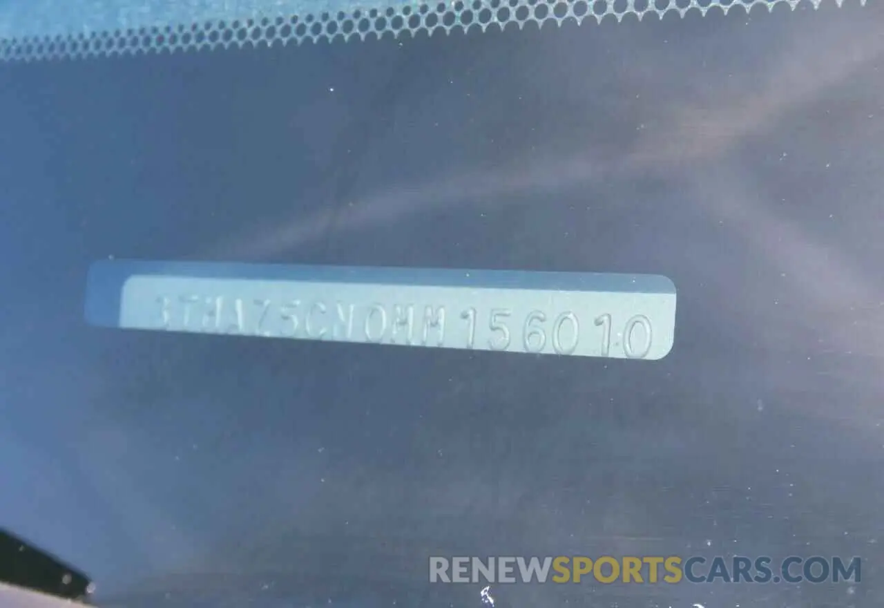 10 Photograph of a damaged car 3TMAZ5CN0MM156010 TOYOTA TACOMA 2021
