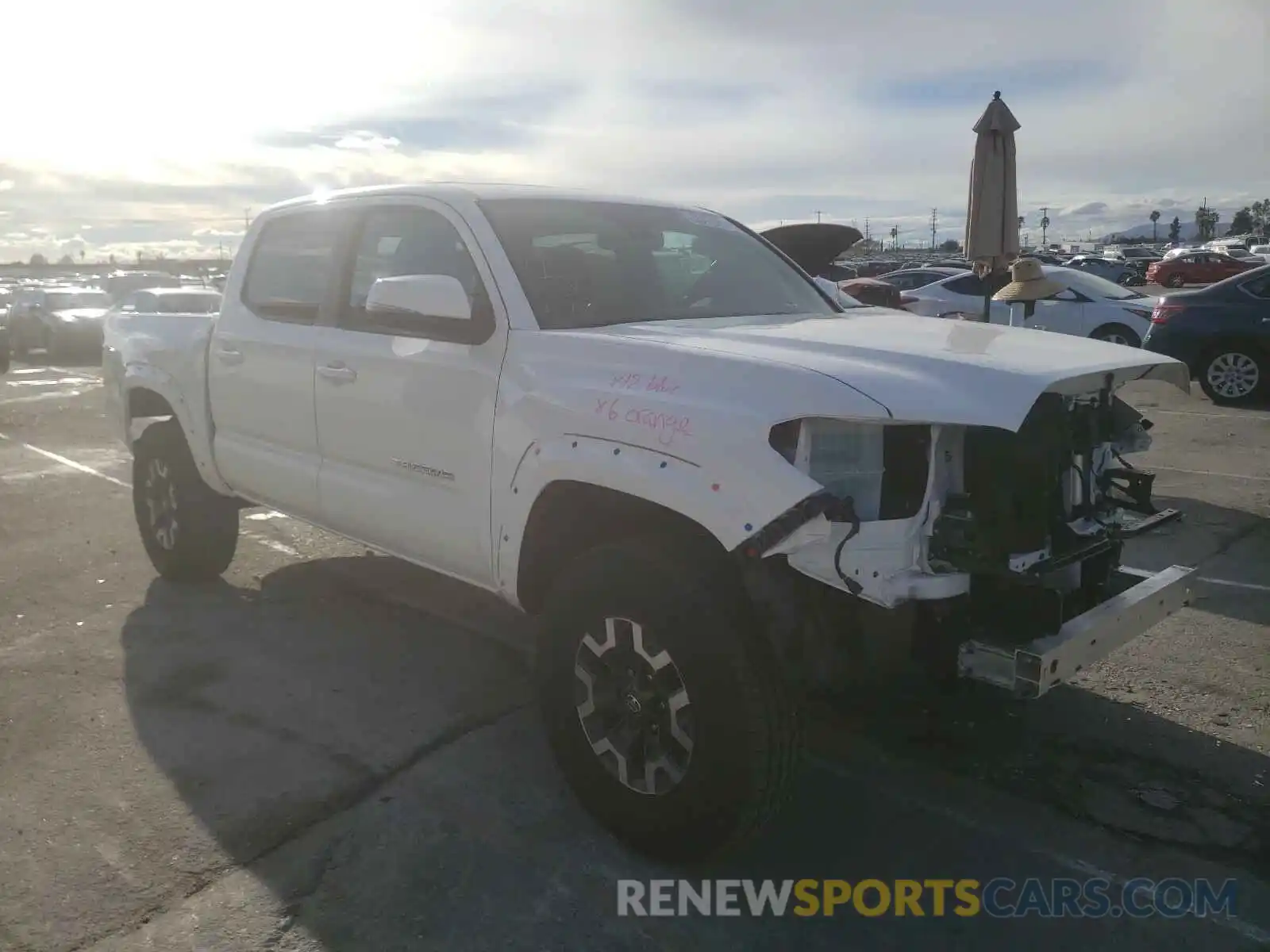 1 Photograph of a damaged car 3TMAZ5CN2MM141203 TOYOTA TACOMA 2021