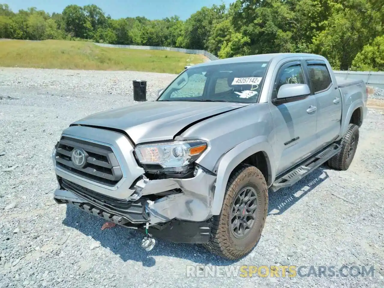 2 Photograph of a damaged car 3TMAZ5CN2MM150127 TOYOTA TACOMA 2021