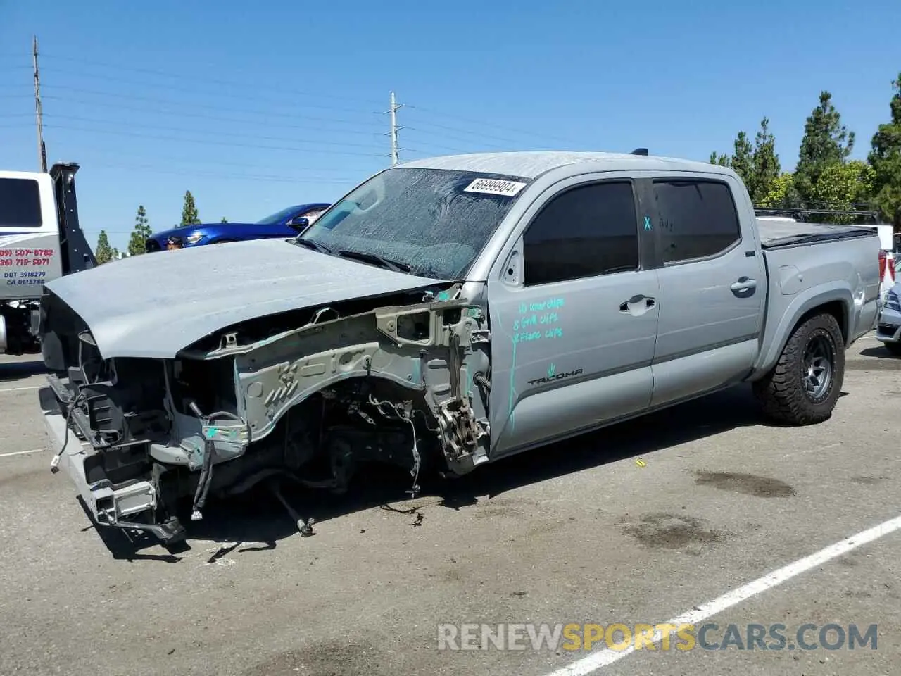 1 Photograph of a damaged car 3TMAZ5CN3MM144840 TOYOTA TACOMA 2021