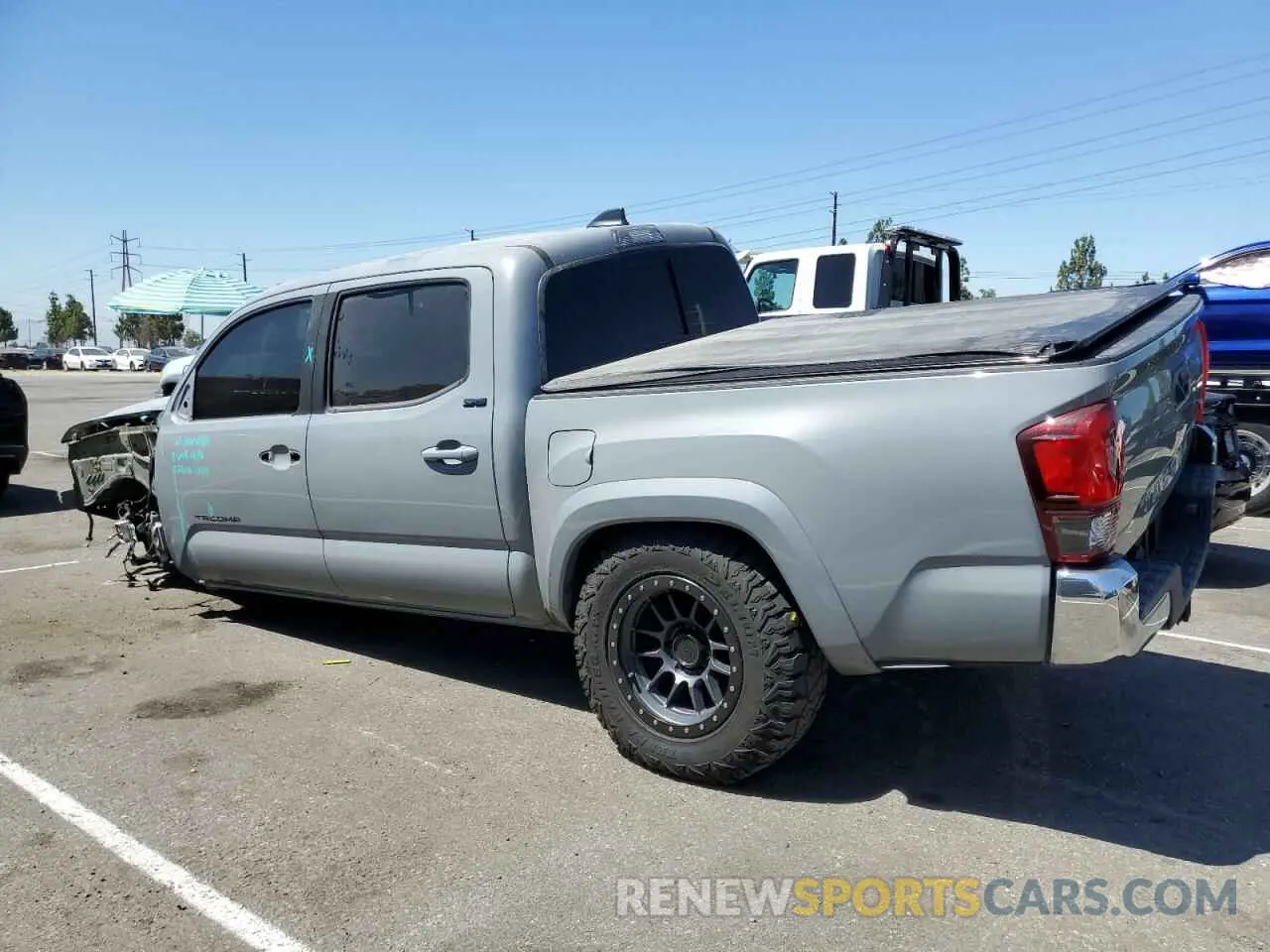 2 Photograph of a damaged car 3TMAZ5CN3MM144840 TOYOTA TACOMA 2021