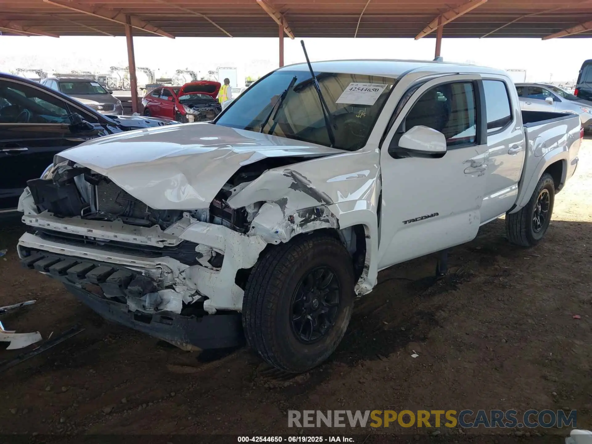 2 Photograph of a damaged car 3TMAZ5CN4MM144667 TOYOTA TACOMA 2021