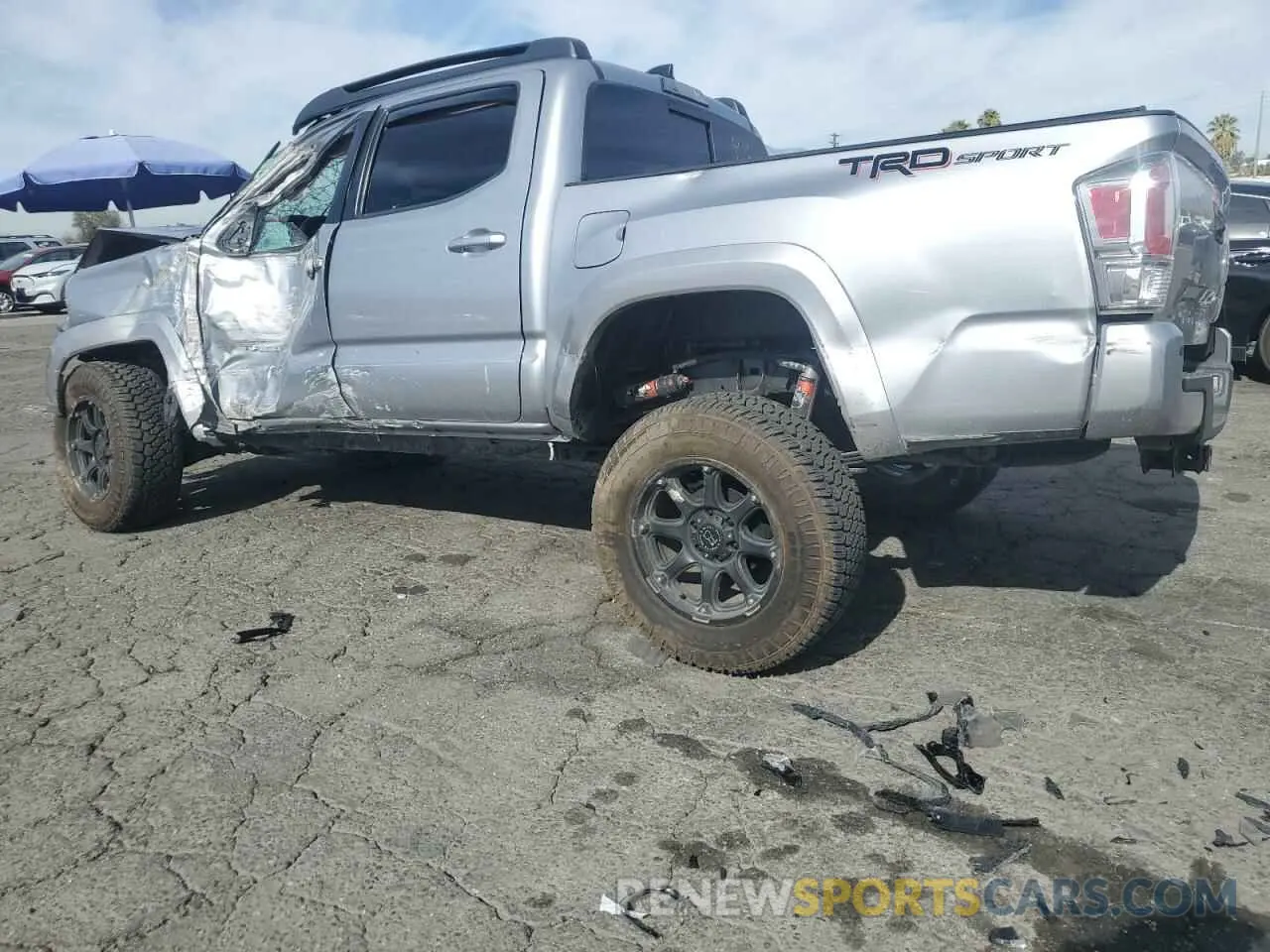 2 Photograph of a damaged car 3TMAZ5CN4MM156060 TOYOTA TACOMA 2021