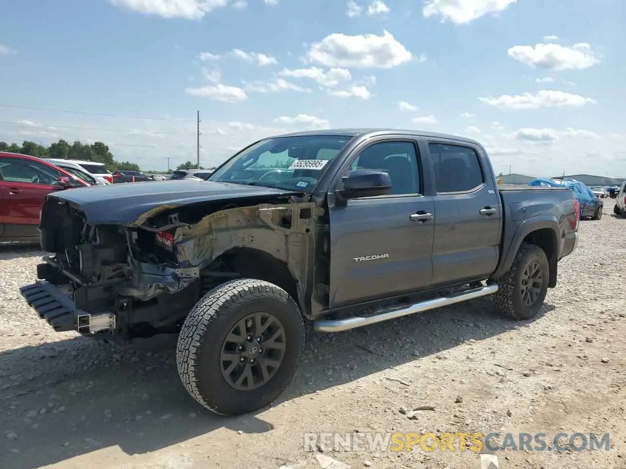 1 Photograph of a damaged car 3TMAZ5CN5MM143530 TOYOTA TACOMA 2021