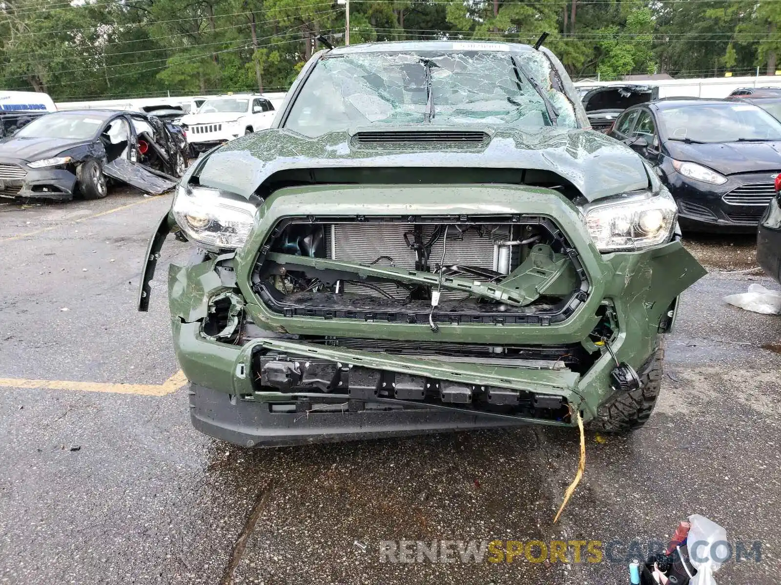 9 Photograph of a damaged car 3TMAZ5CN6MM155024 TOYOTA TACOMA 2021