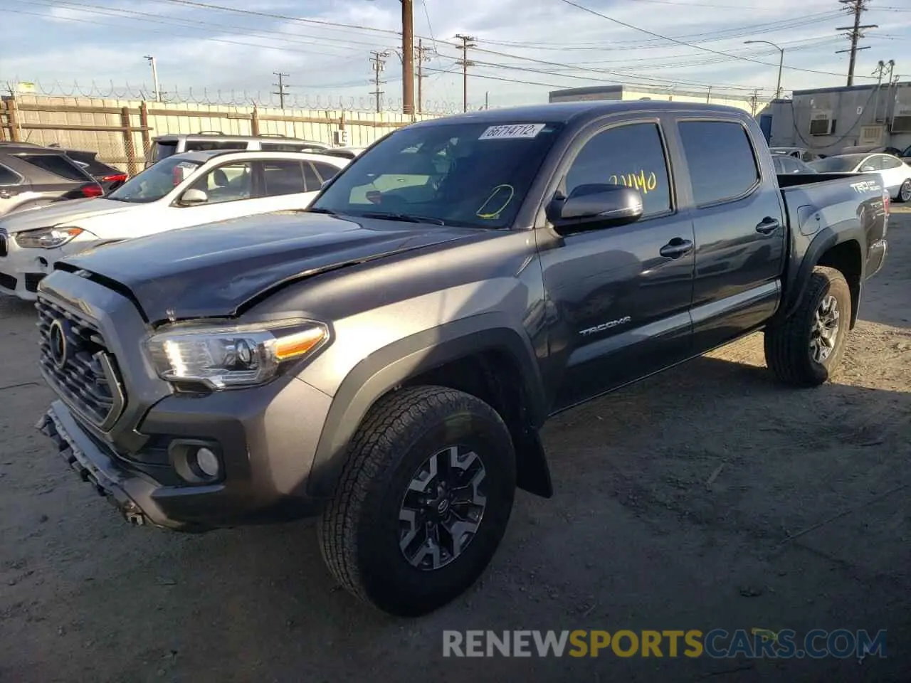 2 Photograph of a damaged car 3TMAZ5CN7MM140483 TOYOTA TACOMA 2021