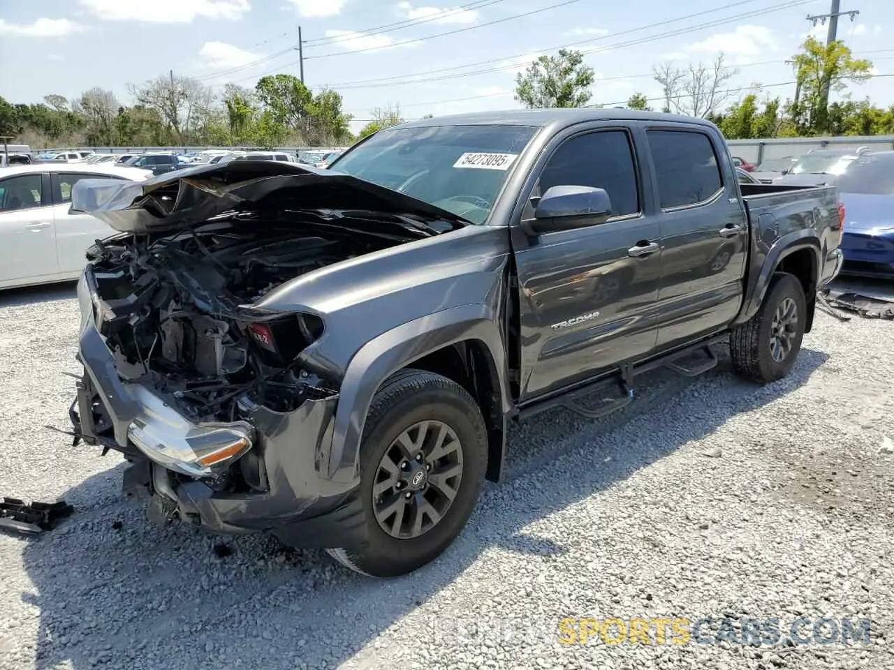 1 Photograph of a damaged car 3TMAZ5CN8MM141755 TOYOTA TACOMA 2021