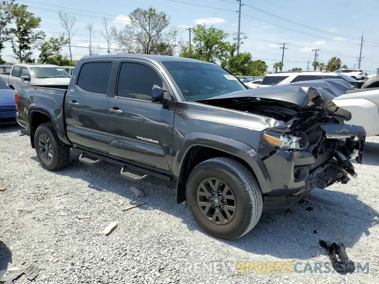 4 Photograph of a damaged car 3TMAZ5CN8MM141755 TOYOTA TACOMA 2021