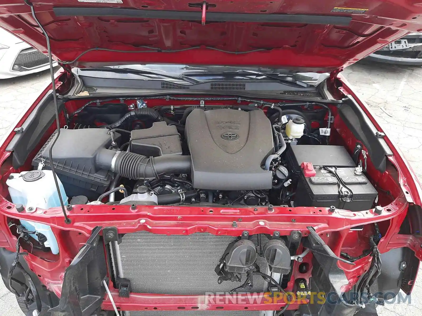 7 Photograph of a damaged car 3TMAZ5CN8MM142548 TOYOTA TACOMA 2021