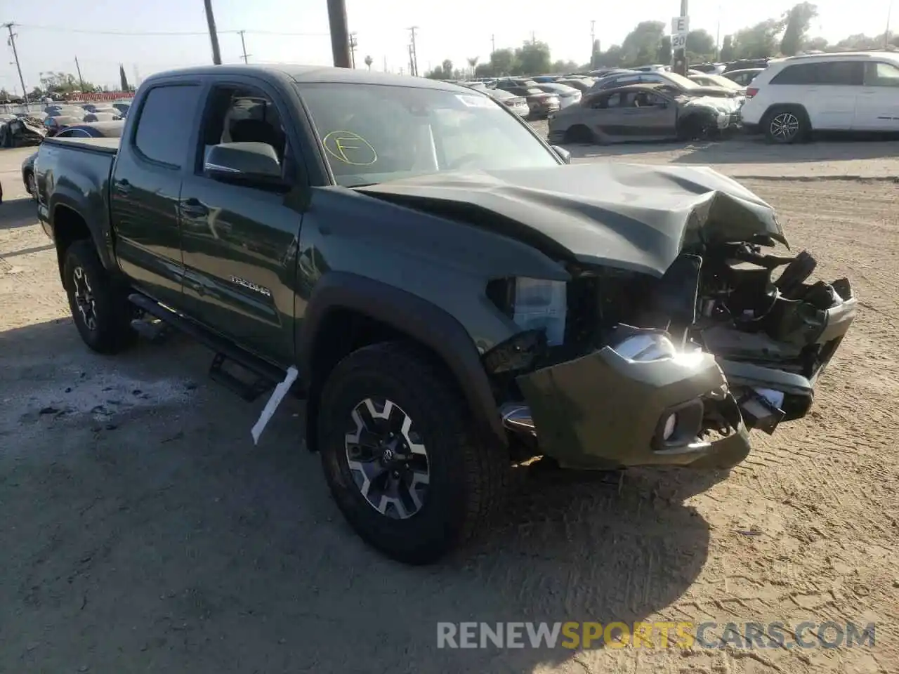 1 Photograph of a damaged car 3TMAZ5CN8MM155252 TOYOTA TACOMA 2021