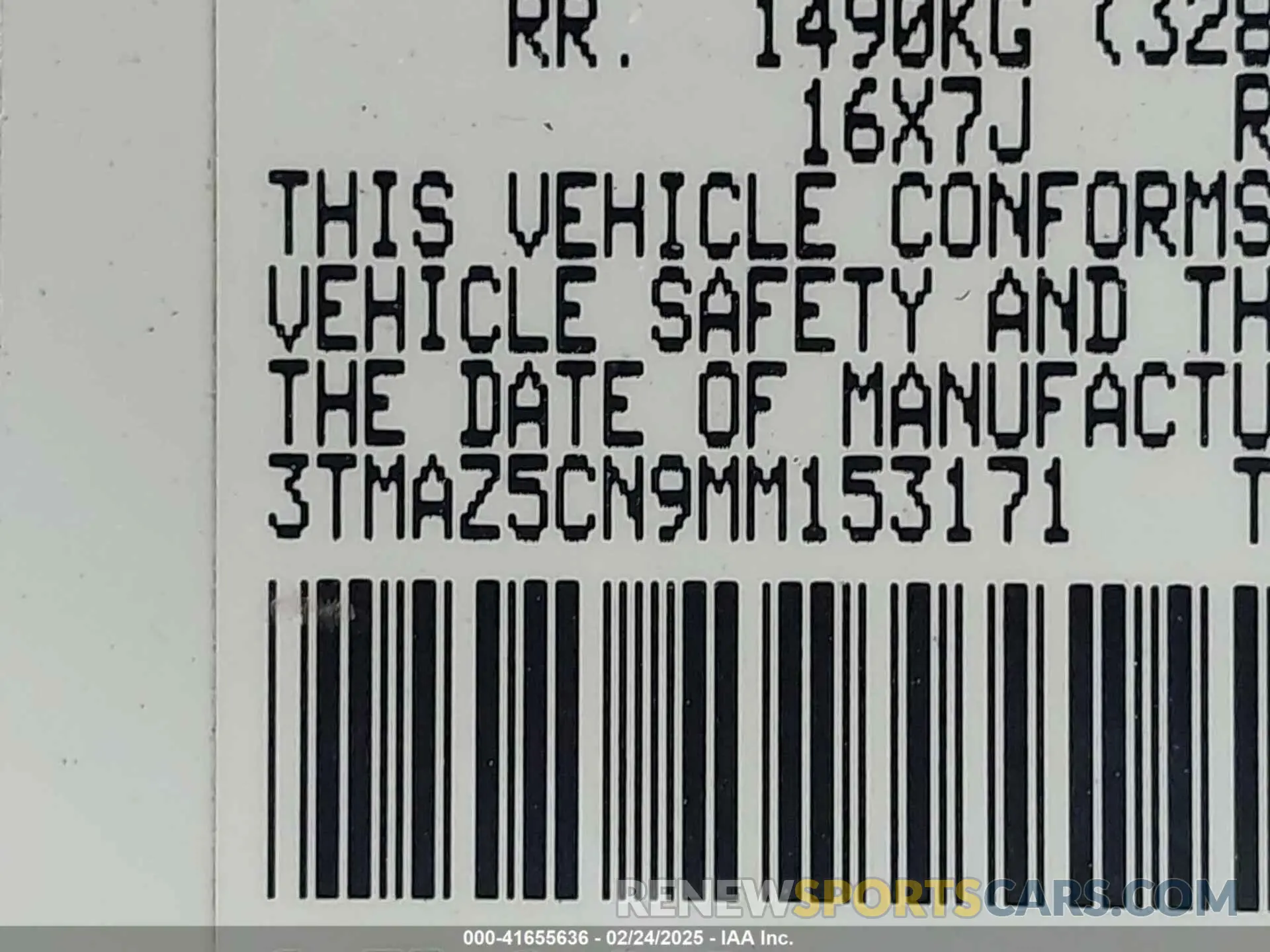 9 Photograph of a damaged car 3TMAZ5CN9MM153171 TOYOTA TACOMA 2021