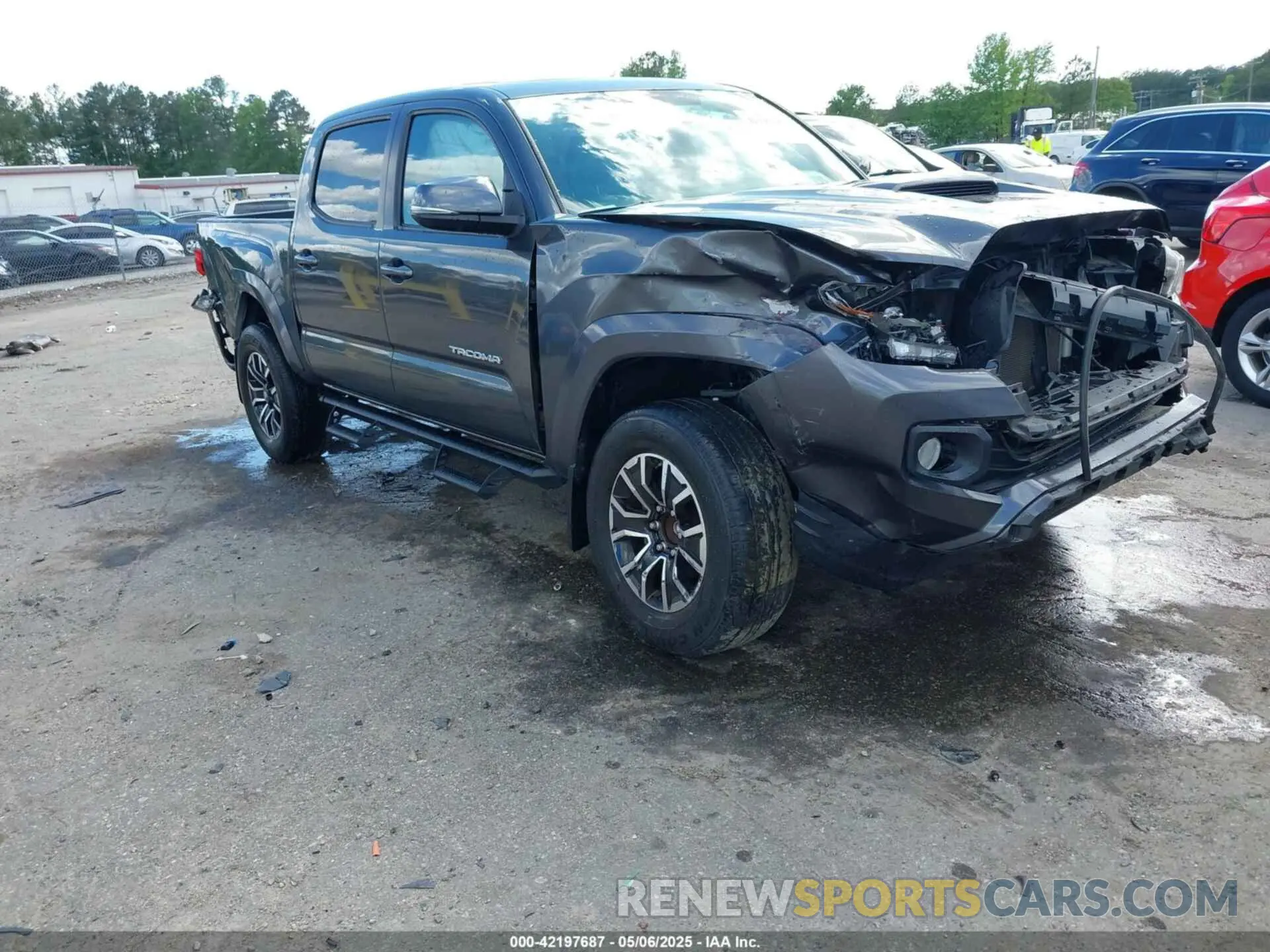 1 Photograph of a damaged car 3TMAZ5CNXMM140512 TOYOTA TACOMA 2021