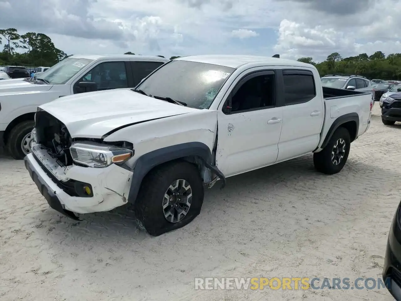 1 Photograph of a damaged car 3TMAZ5CNXMM150571 TOYOTA TACOMA 2021