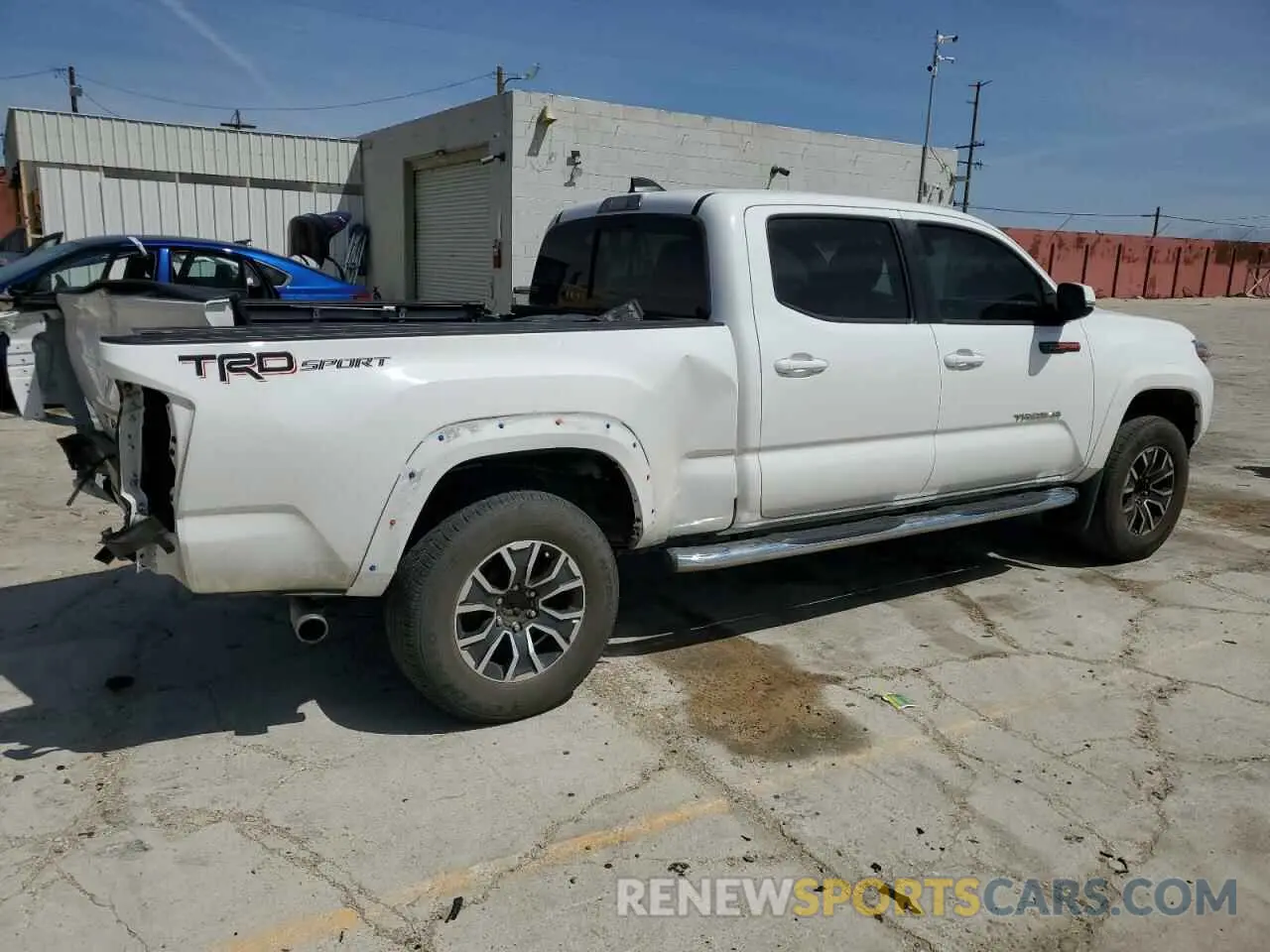 3 Photograph of a damaged car 3TMBZ5DN2MM028029 TOYOTA TACOMA 2021