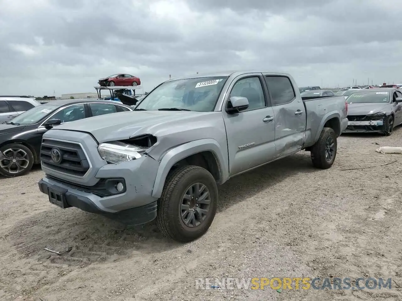 1 Photograph of a damaged car 3TMBZ5DN3MM028976 TOYOTA TACOMA 2021