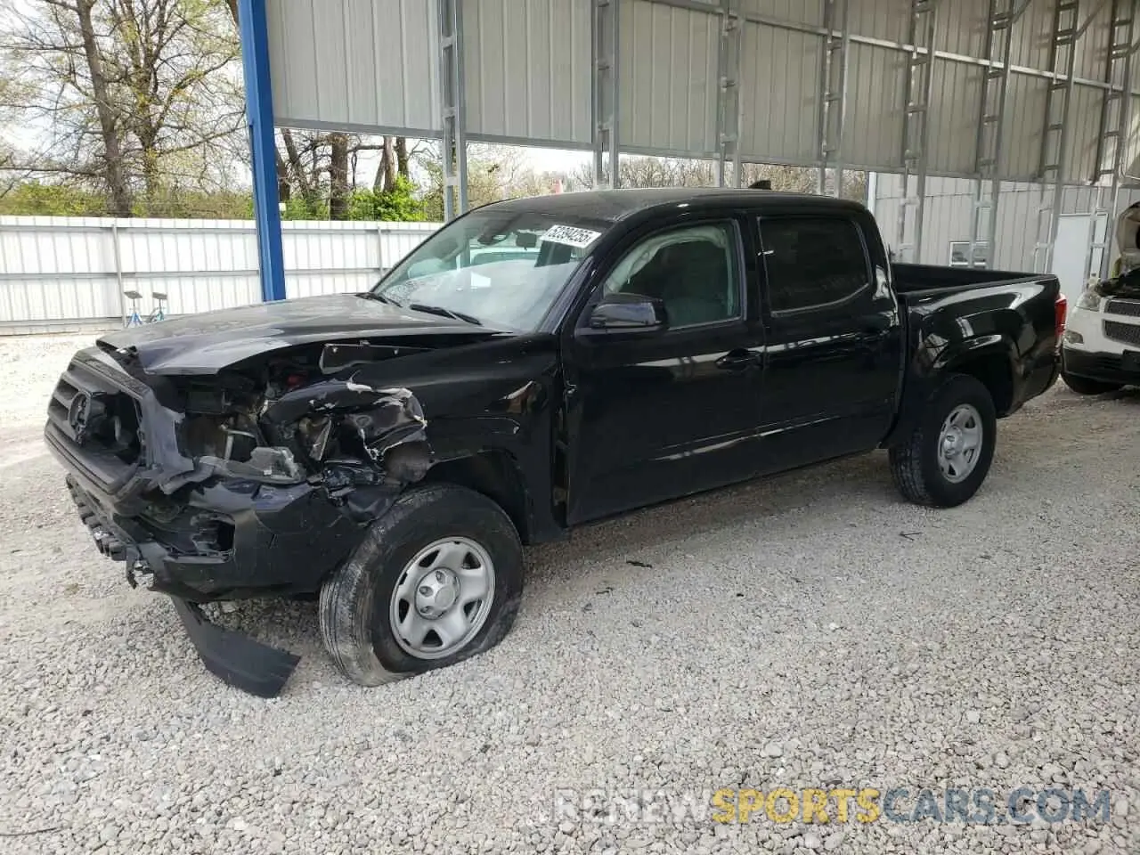1 Photograph of a damaged car 3TMCZ5AN0MM374010 TOYOTA TACOMA 2021