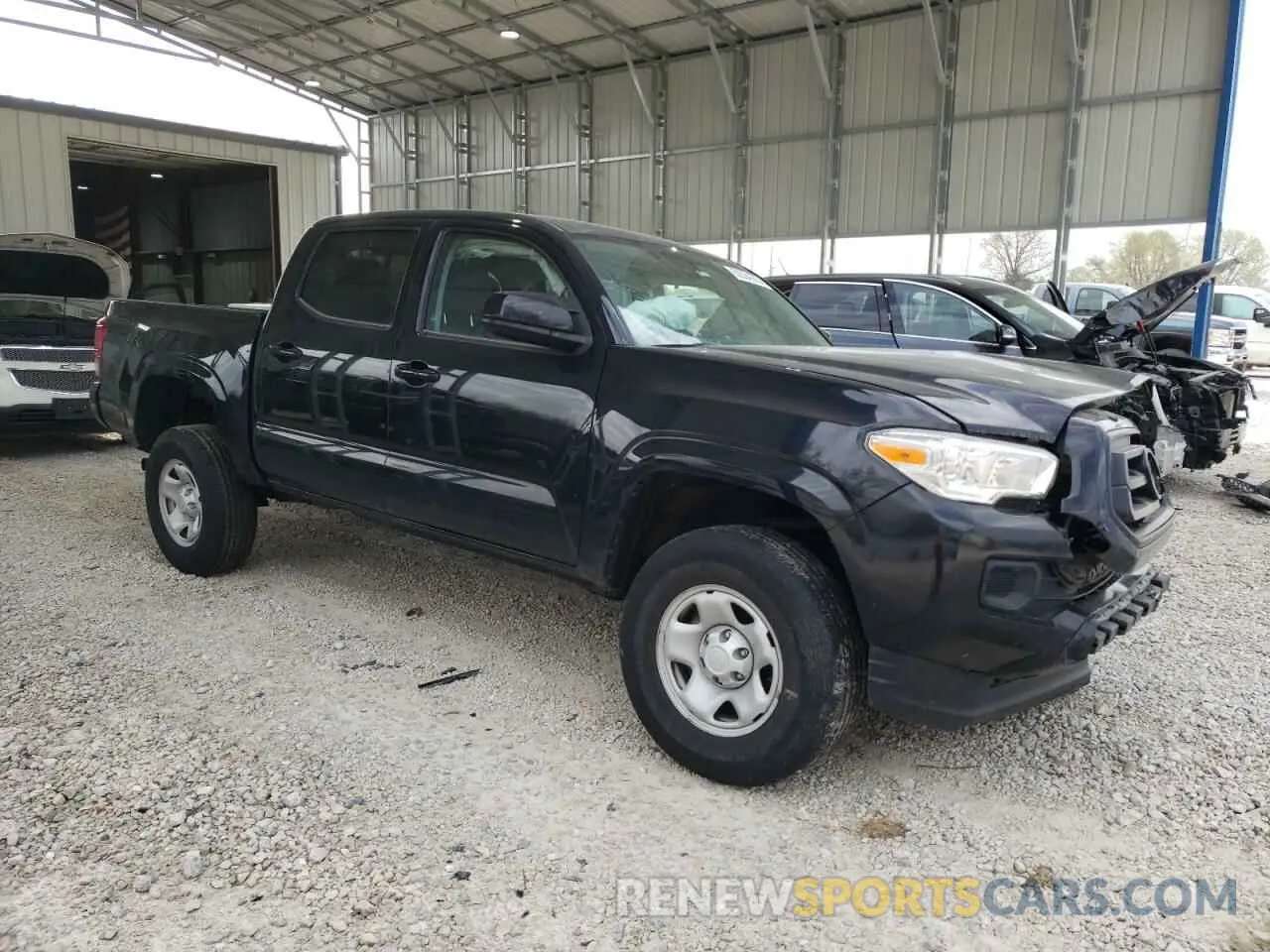 4 Photograph of a damaged car 3TMCZ5AN0MM374010 TOYOTA TACOMA 2021