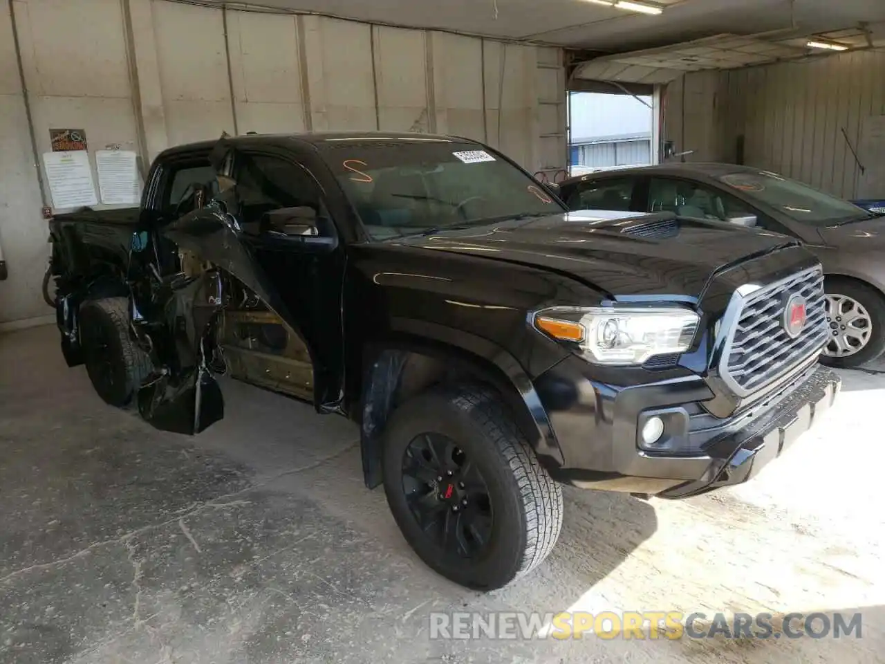 1 Photograph of a damaged car 3TMCZ5AN0MM380048 TOYOTA TACOMA 2021