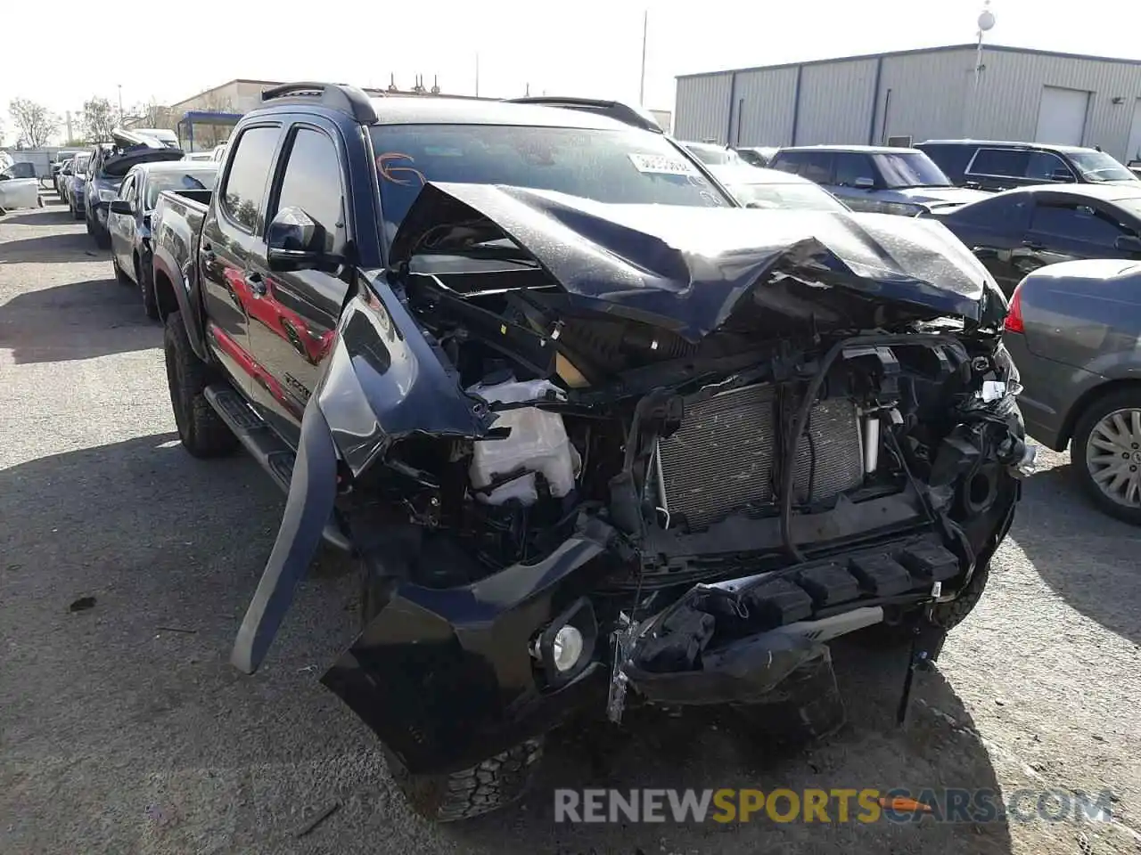 1 Photograph of a damaged car 3TMCZ5AN0MM389574 TOYOTA TACOMA 2021