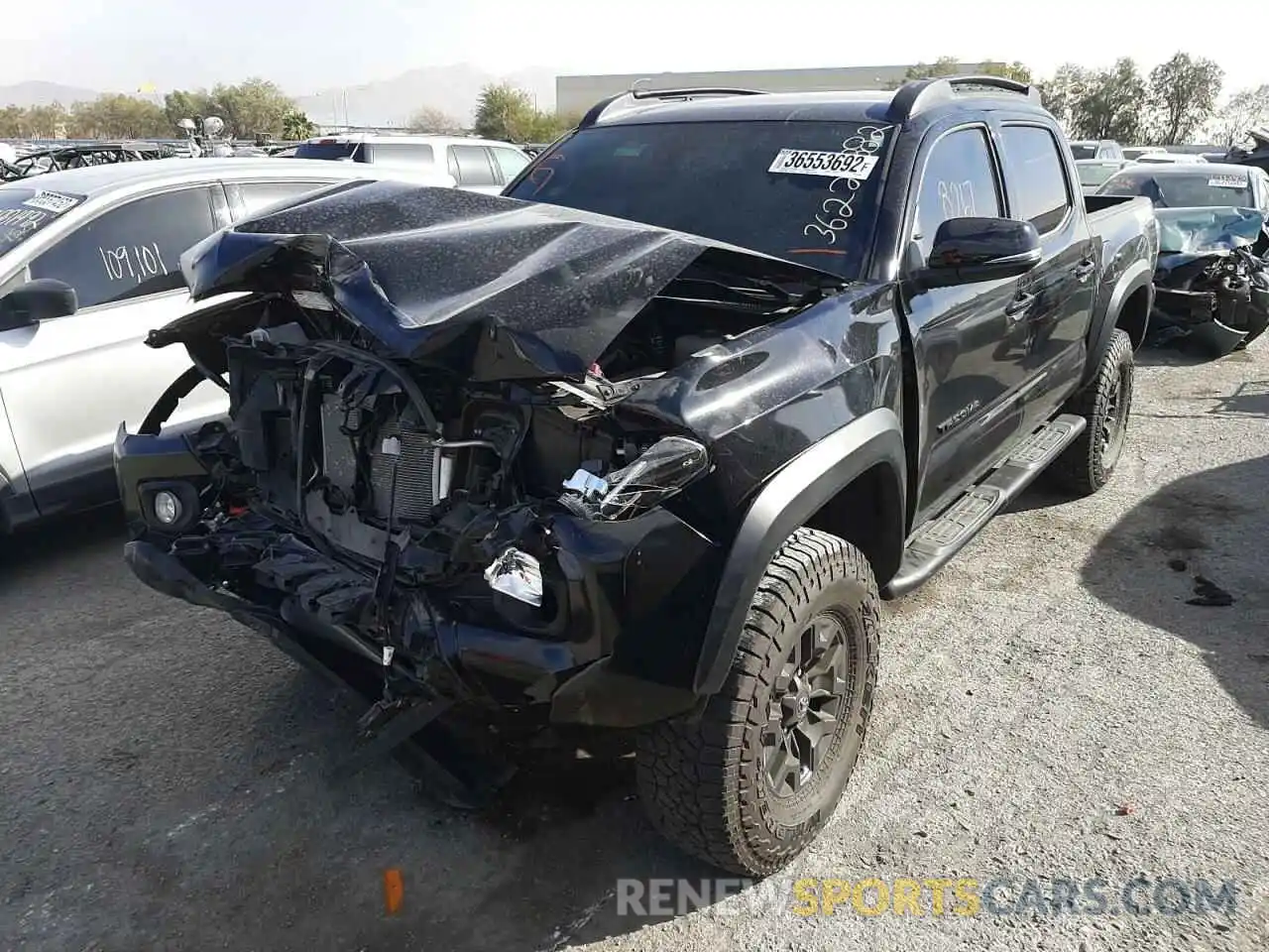 2 Photograph of a damaged car 3TMCZ5AN0MM389574 TOYOTA TACOMA 2021