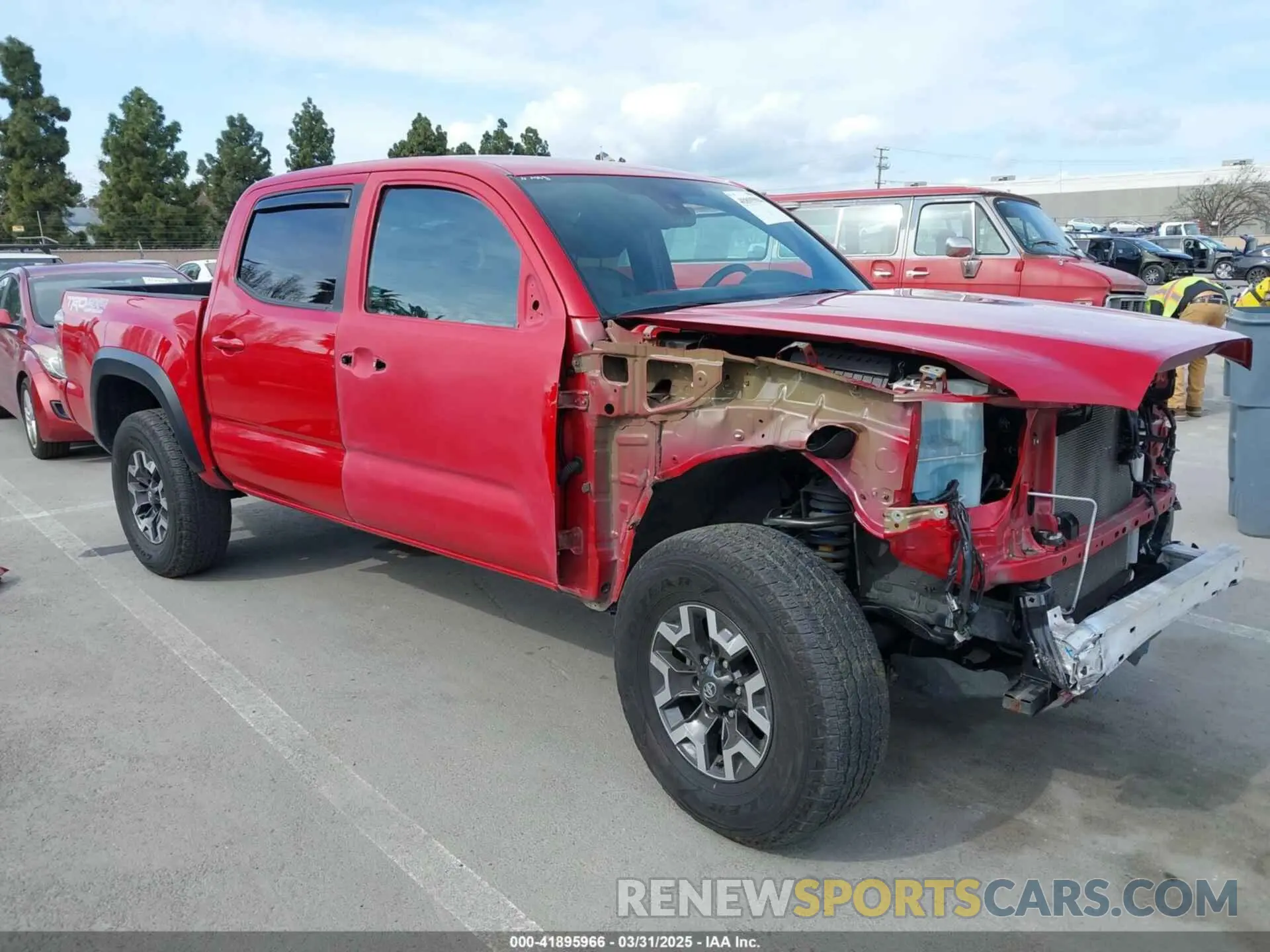 1 Photograph of a damaged car 3TMCZ5AN0MM416627 TOYOTA TACOMA 2021