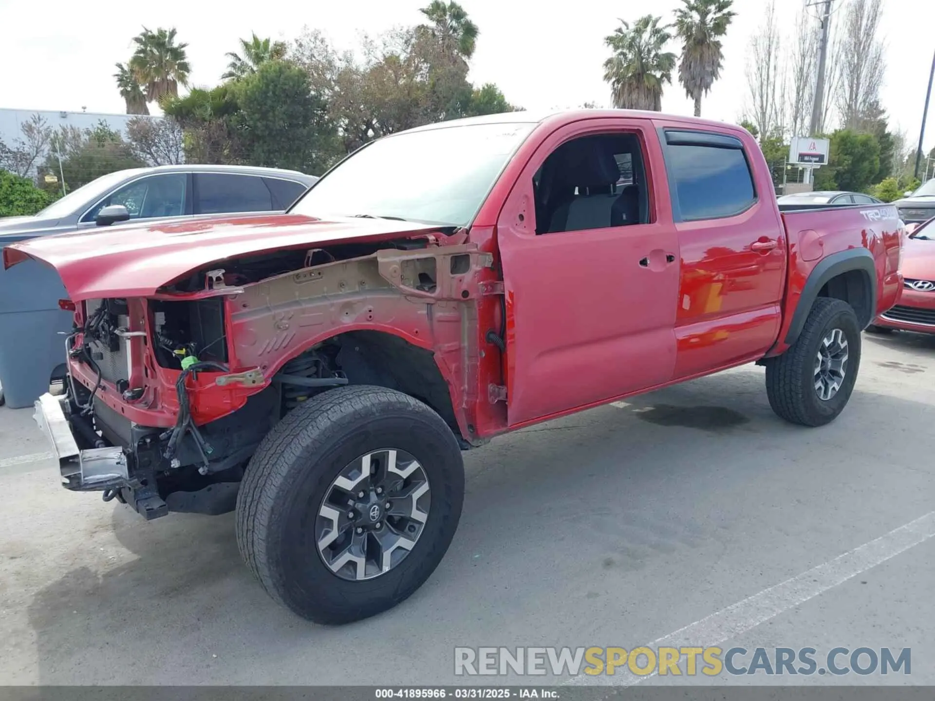 2 Photograph of a damaged car 3TMCZ5AN0MM416627 TOYOTA TACOMA 2021