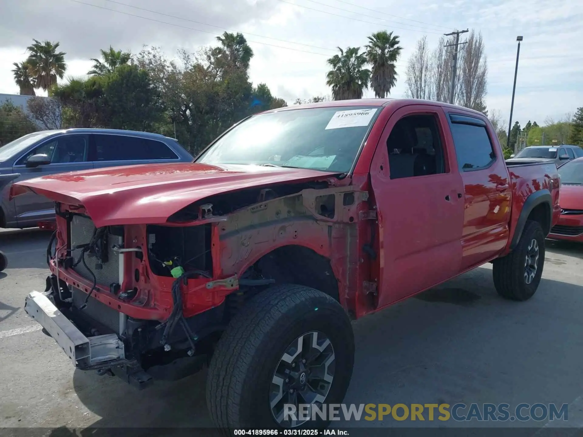 6 Photograph of a damaged car 3TMCZ5AN0MM416627 TOYOTA TACOMA 2021
