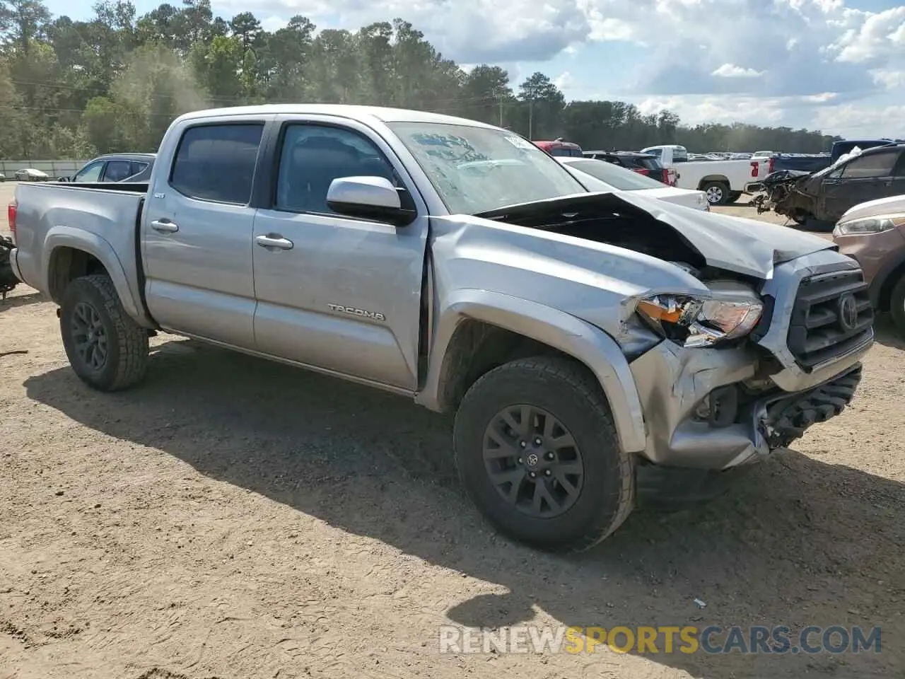 4 Photograph of a damaged car 3TMCZ5AN0MM421763 TOYOTA TACOMA 2021