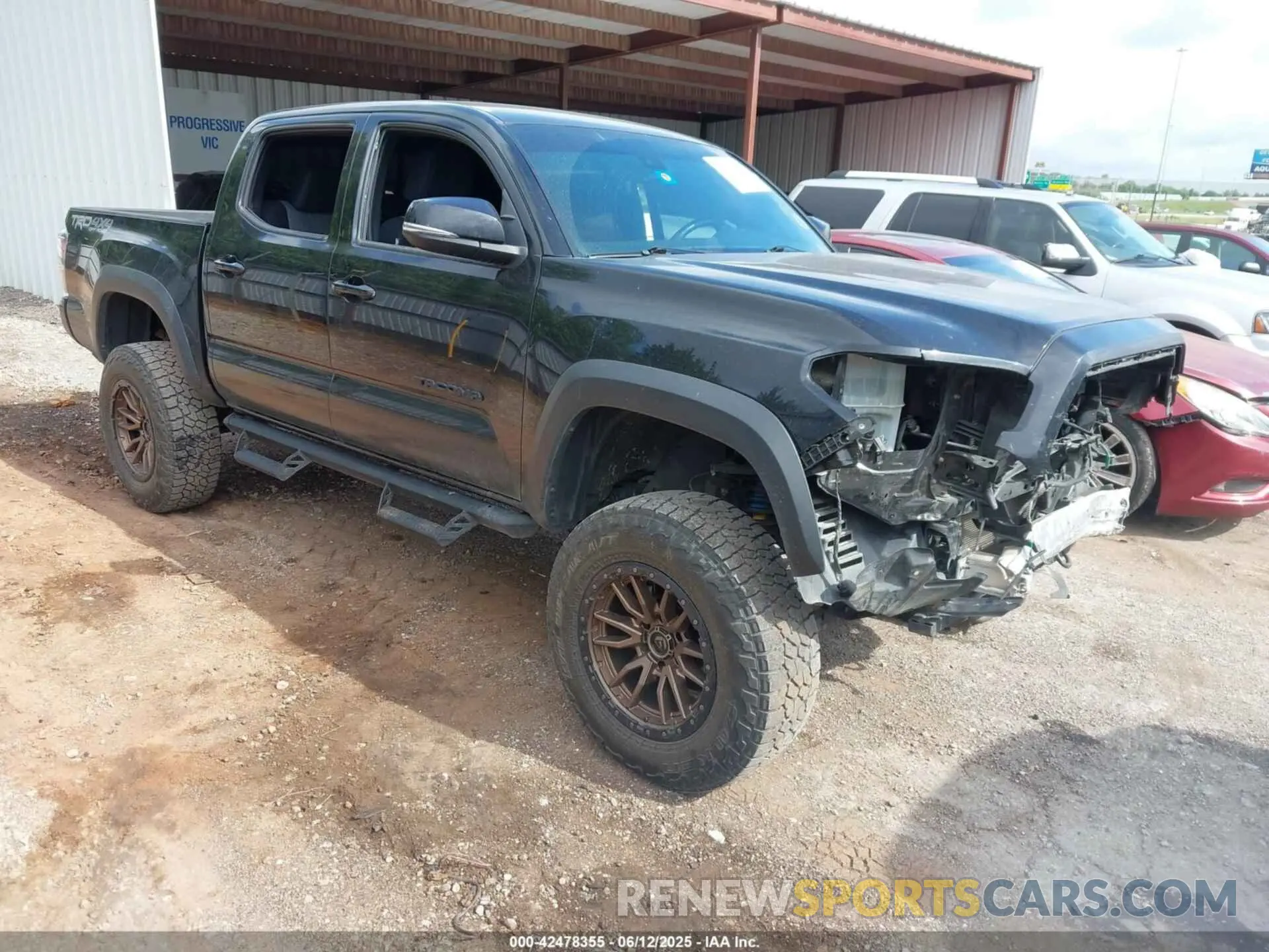 1 Photograph of a damaged car 3TMCZ5AN0MM436876 TOYOTA TACOMA 2021