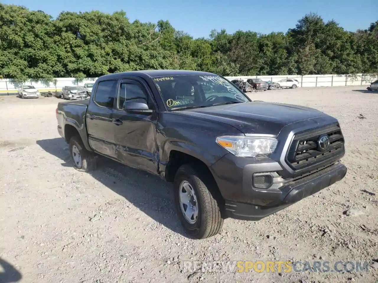 1 Photograph of a damaged car 3TMCZ5AN0MM444962 TOYOTA TACOMA 2021