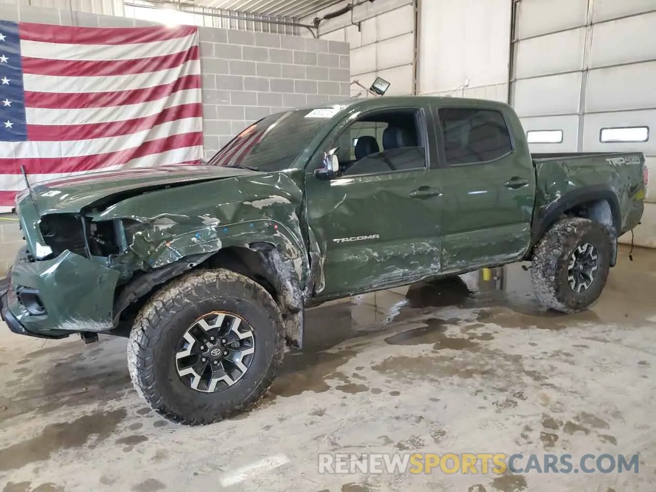 1 Photograph of a damaged car 3TMCZ5AN0MM445397 TOYOTA TACOMA 2021