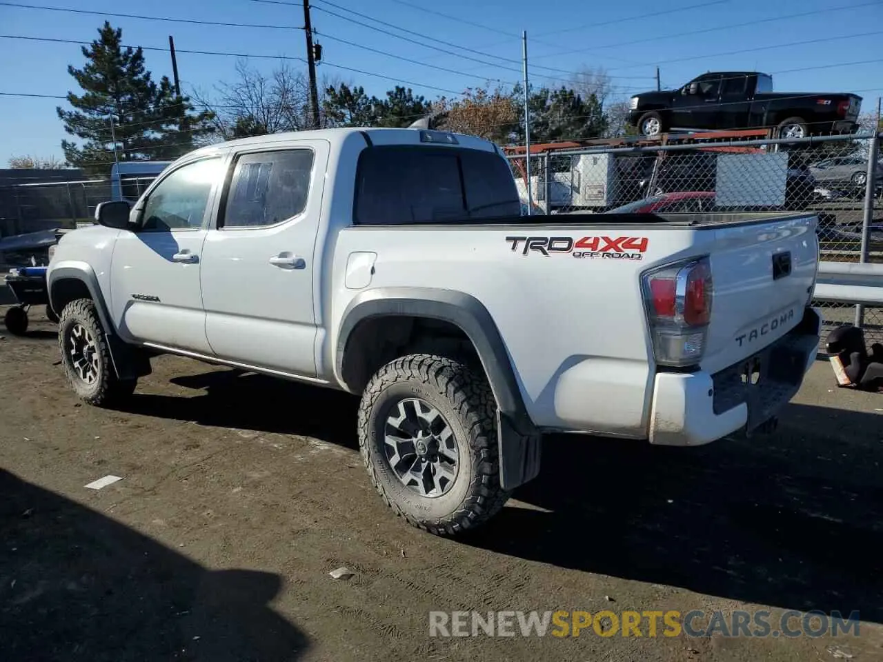 2 Photograph of a damaged car 3TMCZ5AN0MM453046 TOYOTA TACOMA 2021