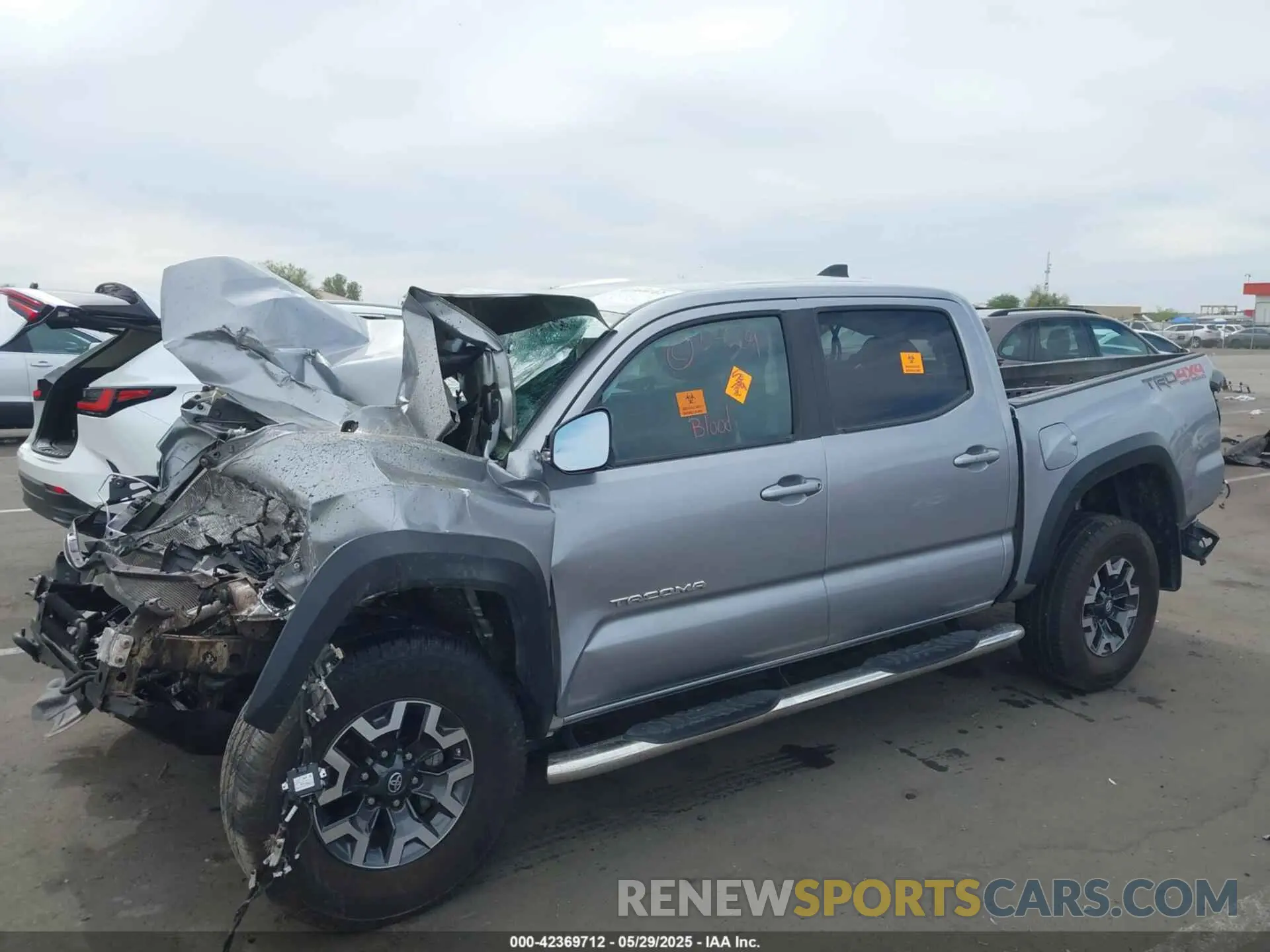 2 Photograph of a damaged car 3TMCZ5AN1MM376395 TOYOTA TACOMA 2021