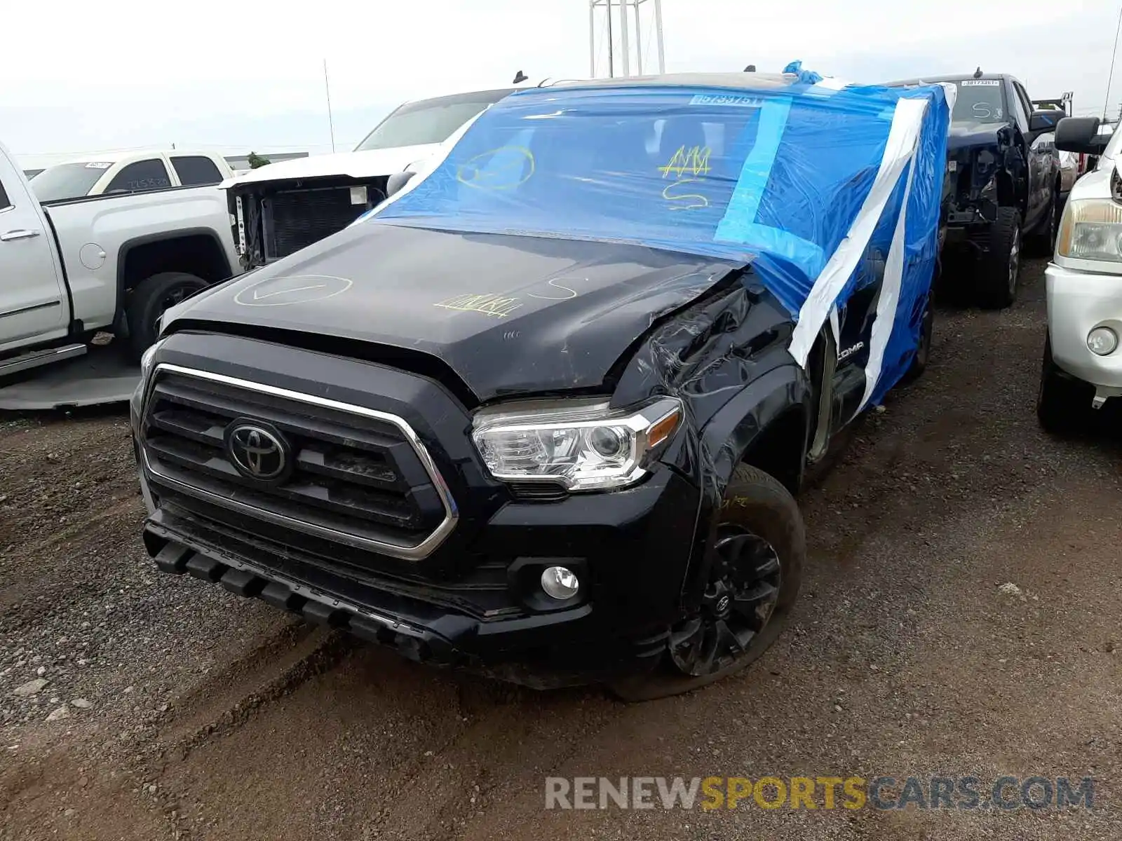 2 Photograph of a damaged car 3TMCZ5AN1MM384562 TOYOTA TACOMA 2021