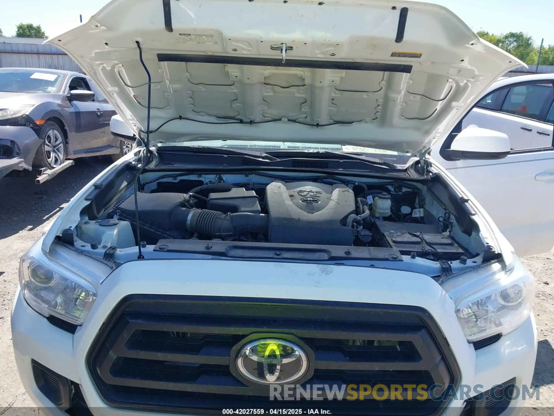 10 Photograph of a damaged car 3TMCZ5AN1MM406639 TOYOTA TACOMA 2021