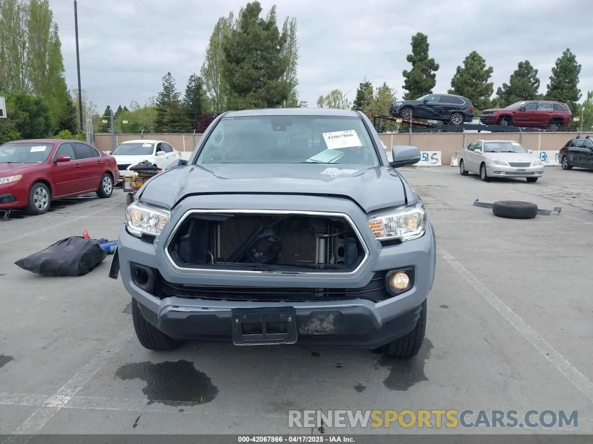 12 Photograph of a damaged car 3TMCZ5AN1MM422937 TOYOTA TACOMA 2021