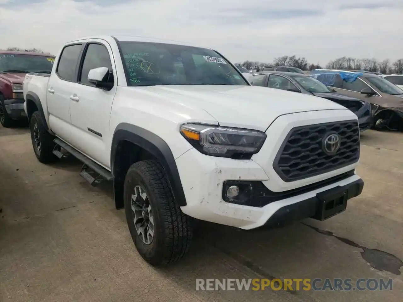 1 Photograph of a damaged car 3TMCZ5AN1MM435722 TOYOTA TACOMA 2021