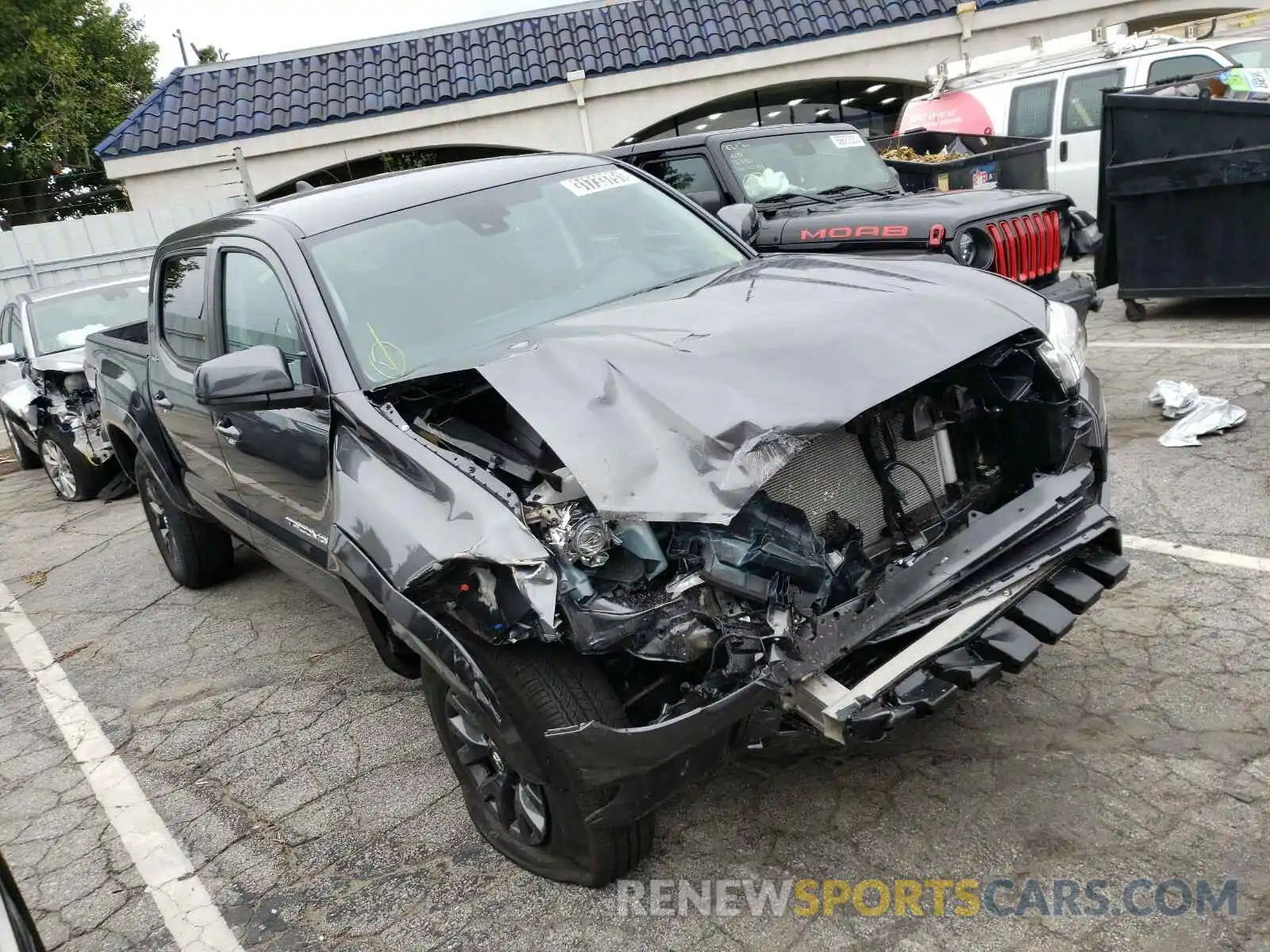 1 Photograph of a damaged car 3TMCZ5AN2MM398650 TOYOTA TACOMA 2021