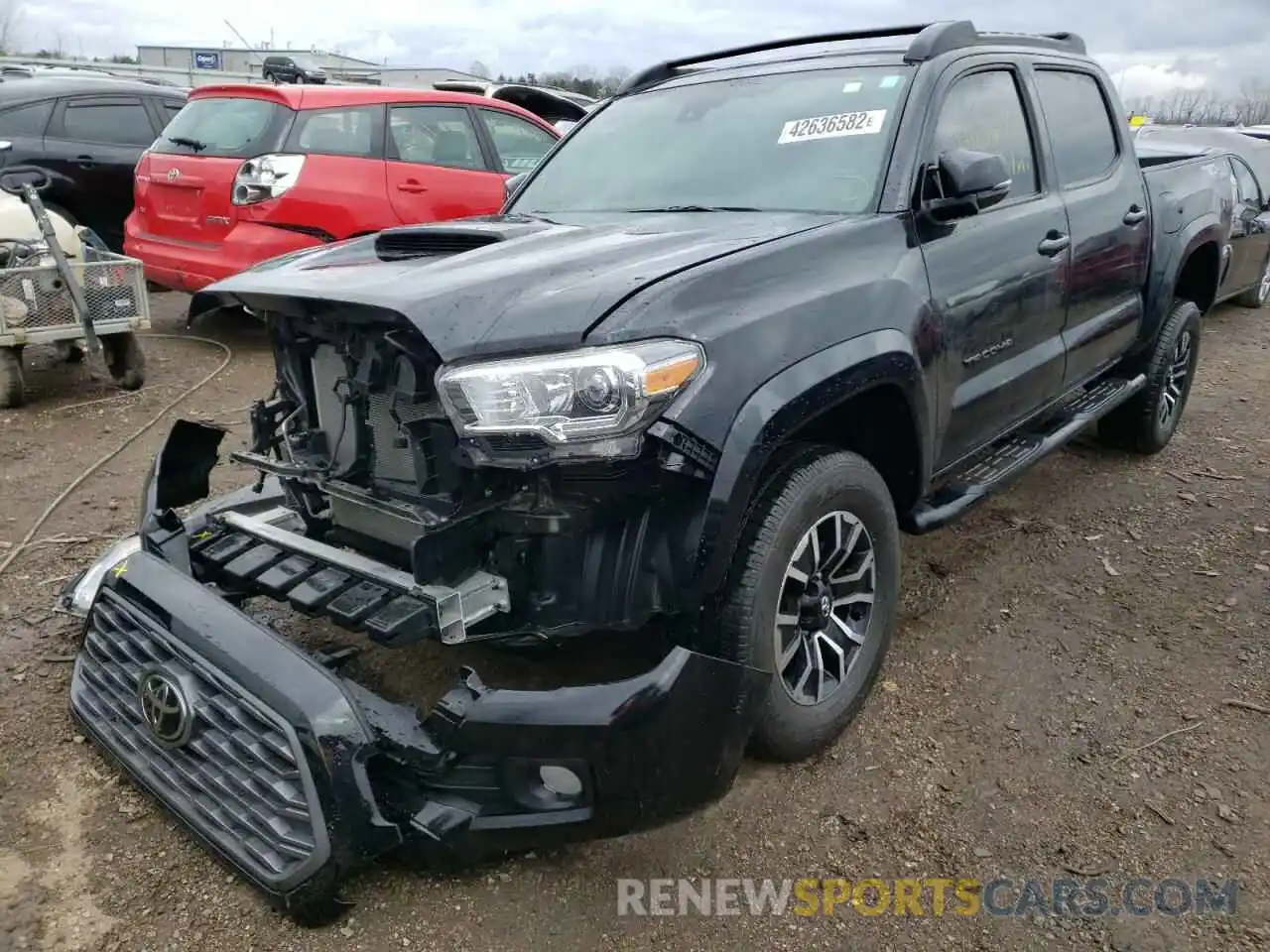 2 Photograph of a damaged car 3TMCZ5AN2MM412191 TOYOTA TACOMA 2021