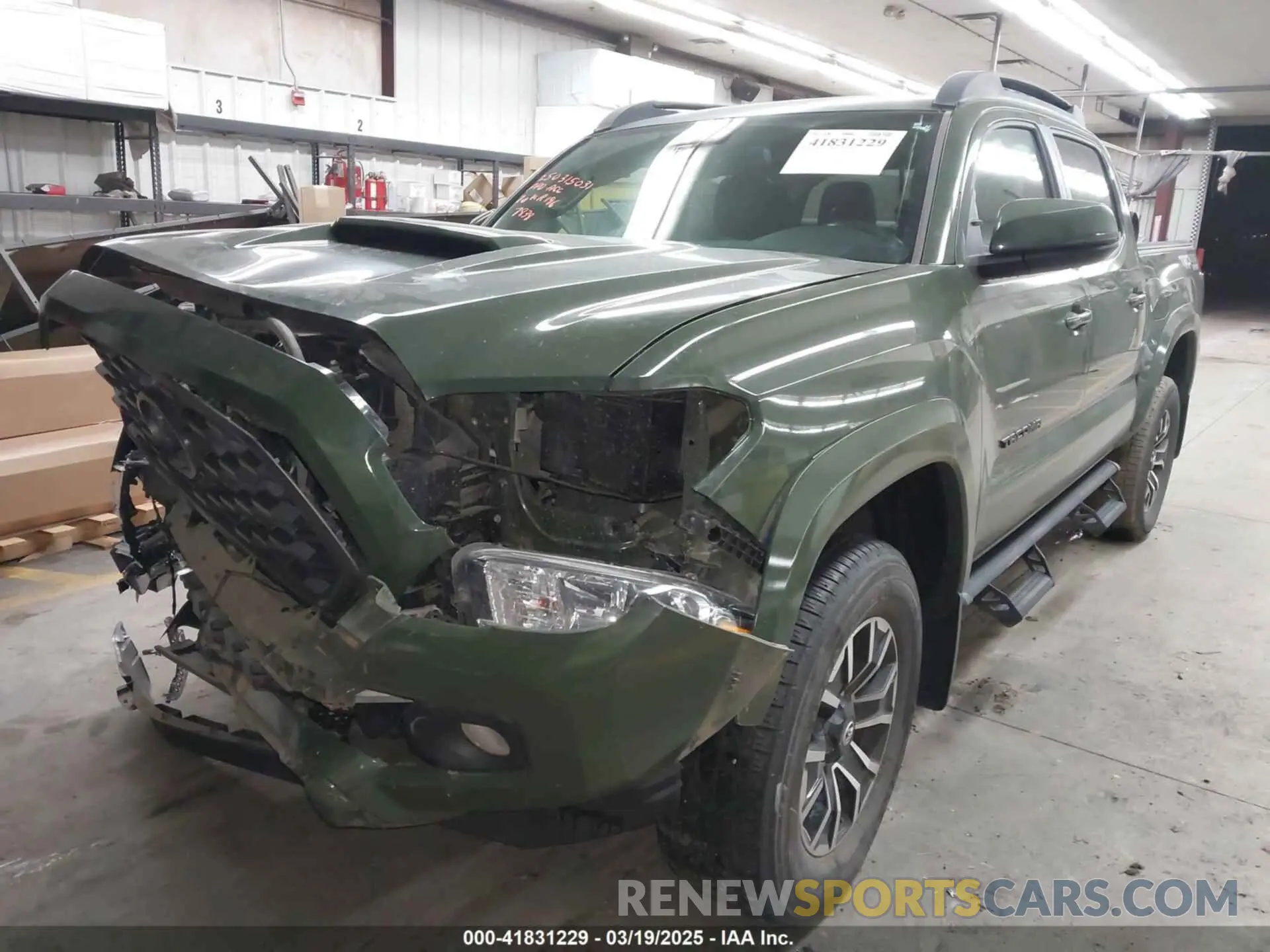 2 Photograph of a damaged car 3TMCZ5AN2MM427838 TOYOTA TACOMA 2021