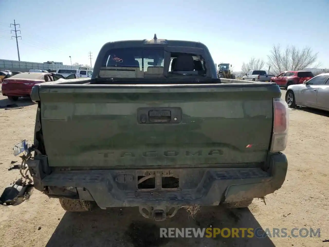 6 Photograph of a damaged car 3TMCZ5AN3MM386734 TOYOTA TACOMA 2021