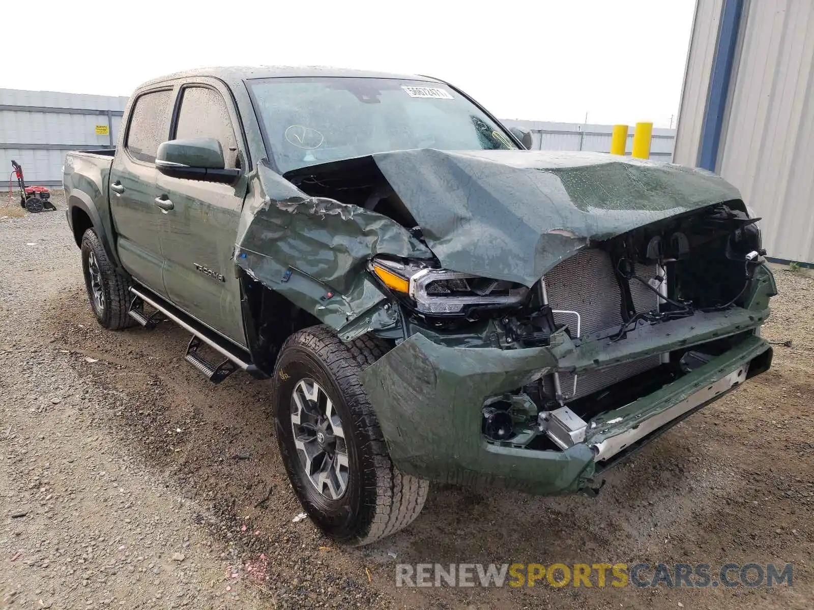 1 Photograph of a damaged car 3TMCZ5AN3MM406691 TOYOTA TACOMA 2021