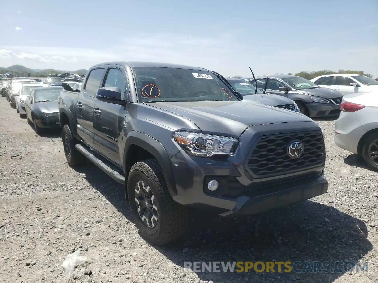 1 Photograph of a damaged car 3TMCZ5AN3MM408800 TOYOTA TACOMA 2021