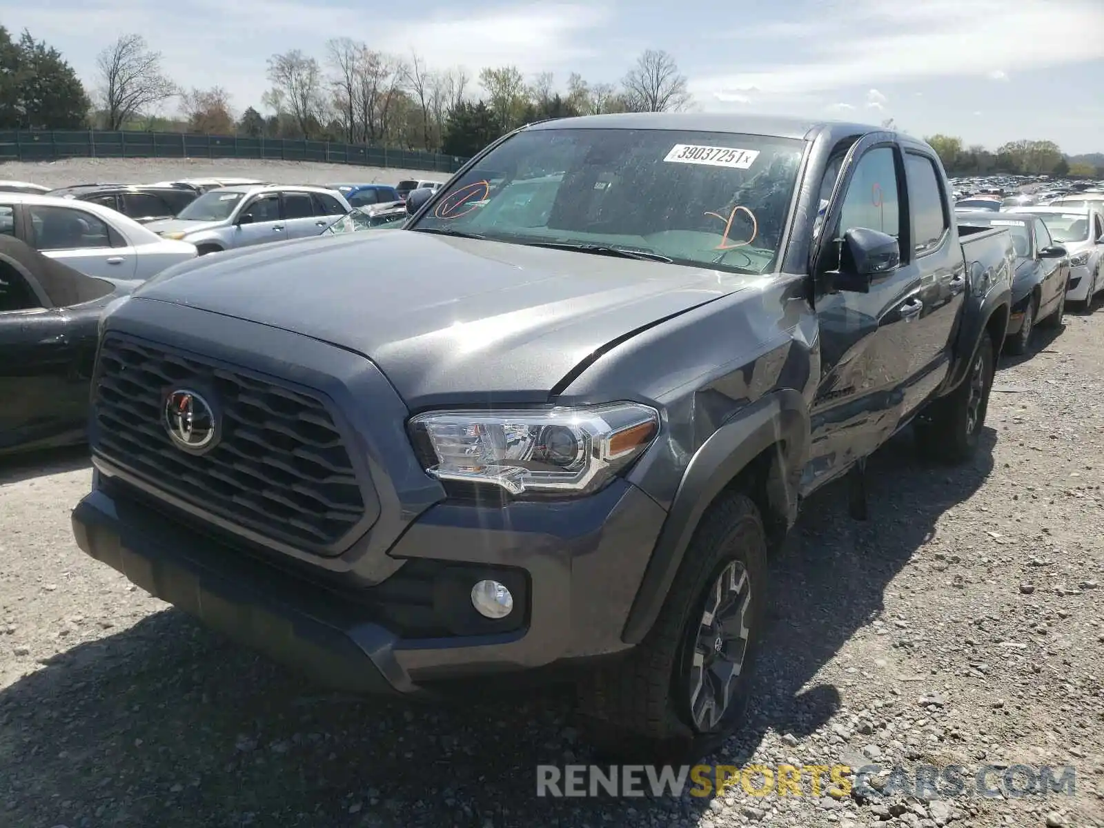 2 Photograph of a damaged car 3TMCZ5AN3MM408800 TOYOTA TACOMA 2021