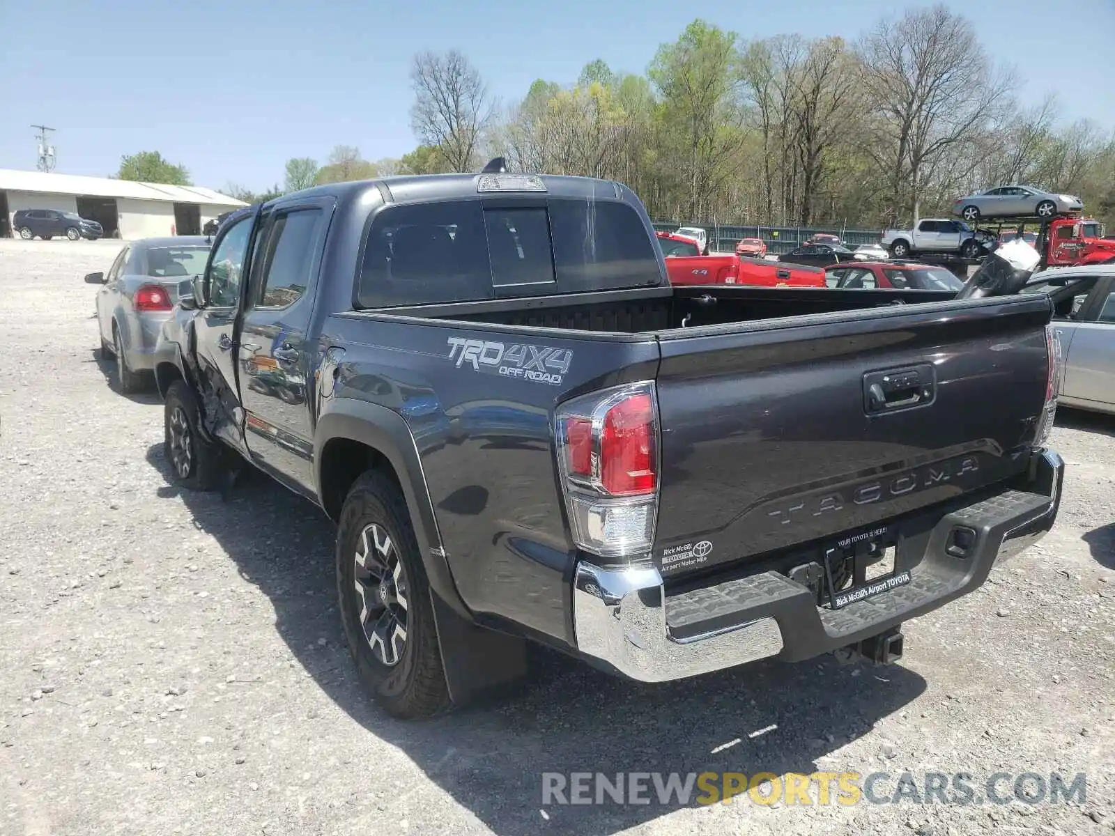 3 Photograph of a damaged car 3TMCZ5AN3MM408800 TOYOTA TACOMA 2021